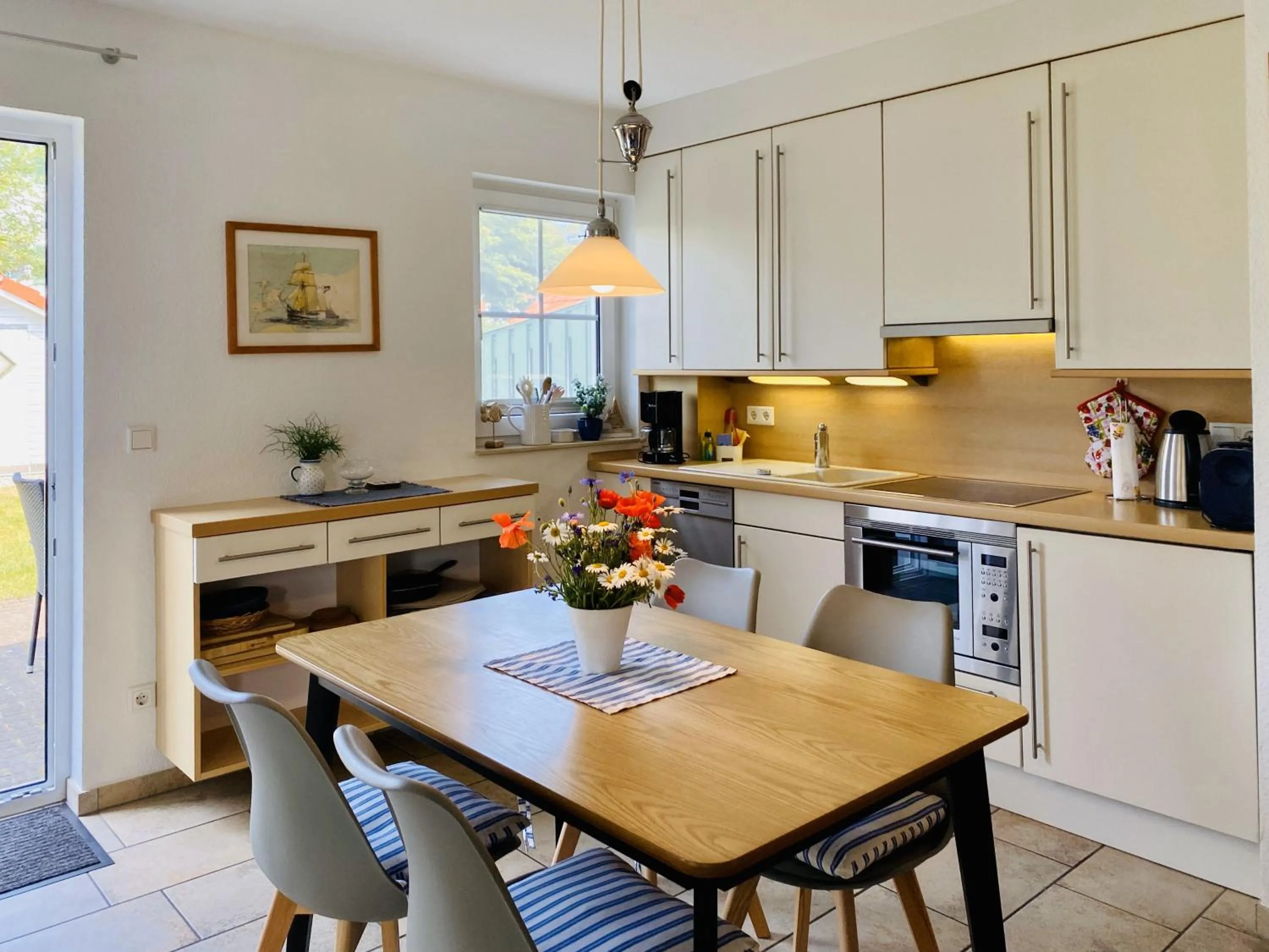 Coffee/tea facilities in Dünenresidenz Karlshagen - Ferienwohnung Lindenweg 8b