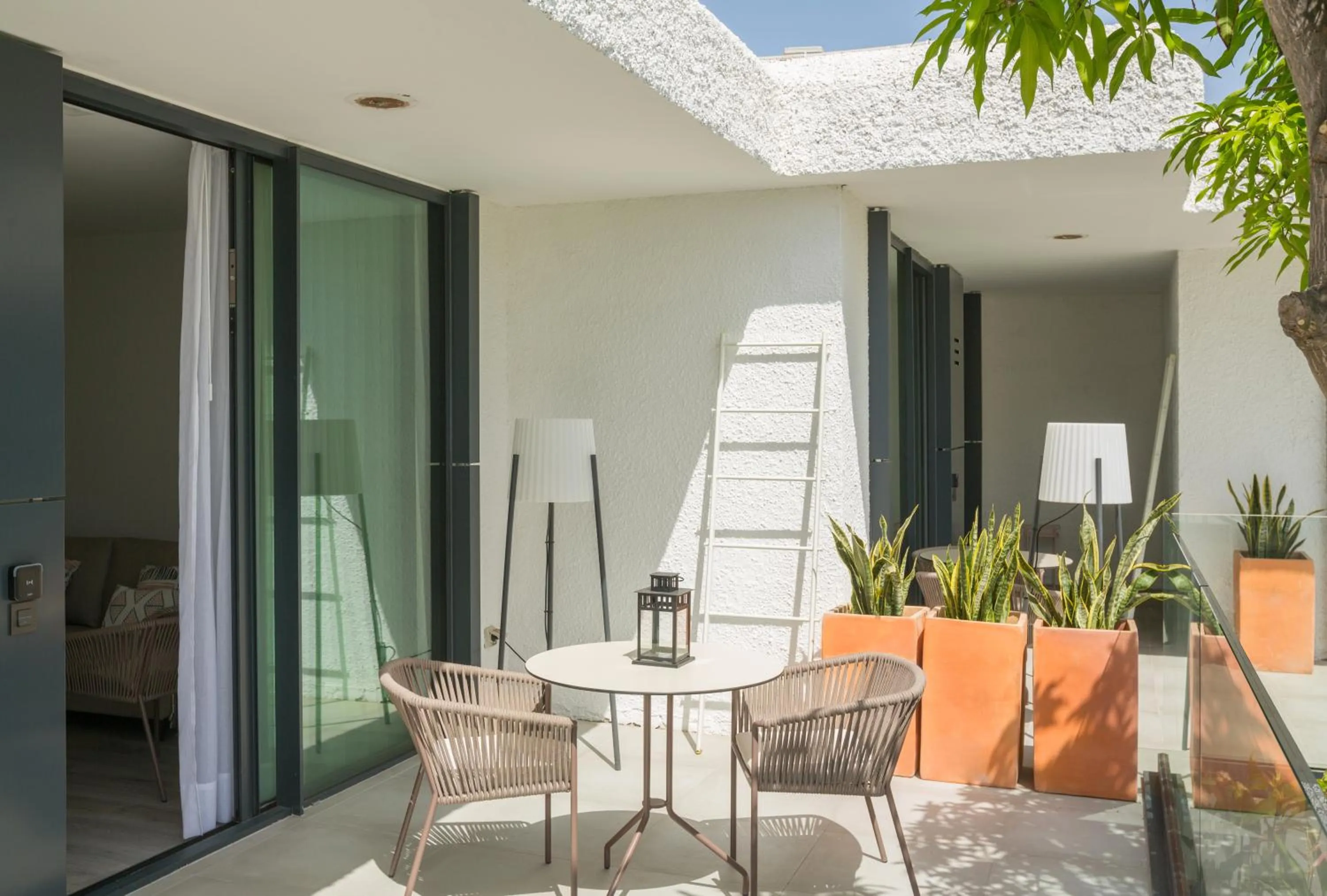 Balcony/Terrace in Bungalows Doña Rosa