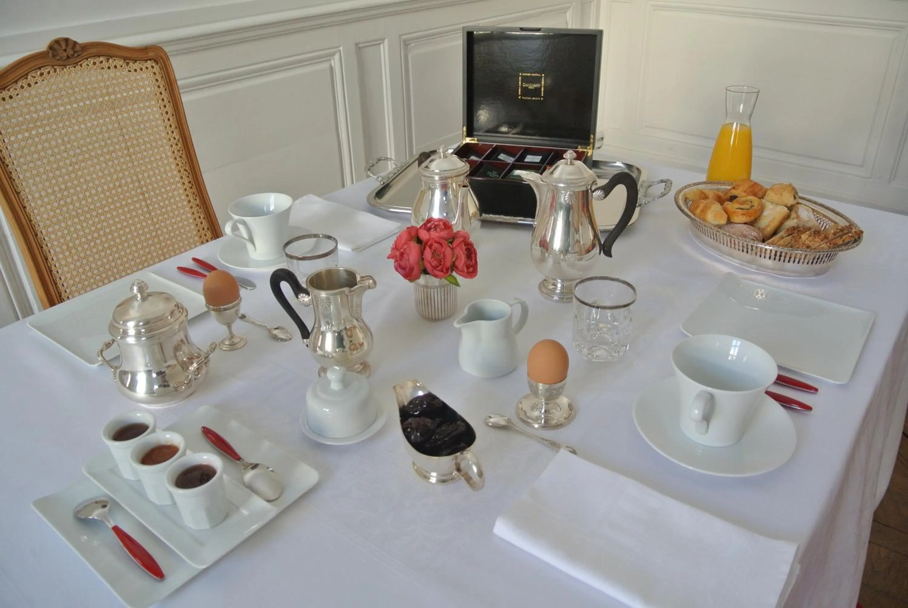 Continental breakfast in Maison Colladon