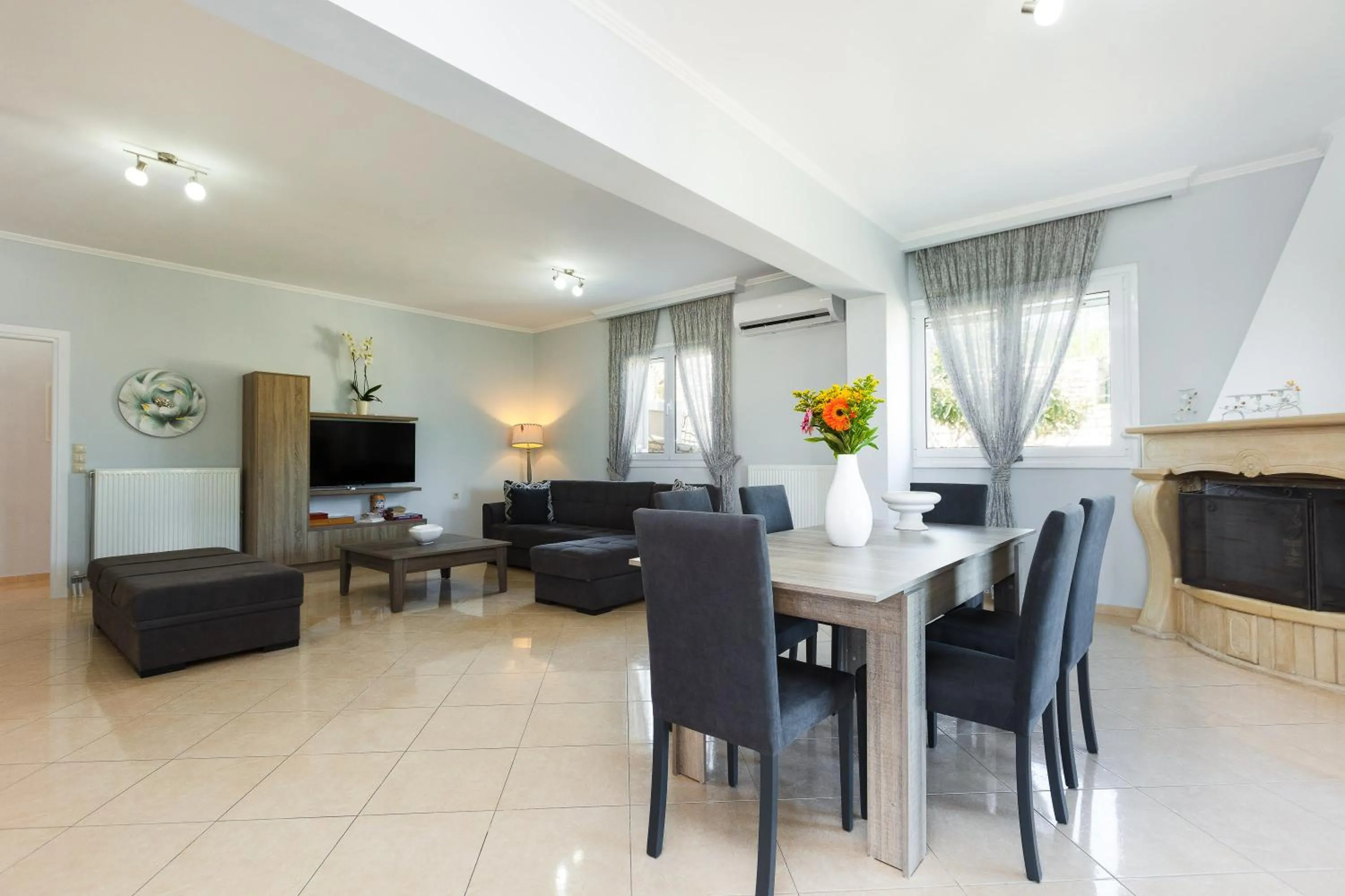 Living room in Lilium Villa, a Family Nature Escape with Pool, By ThinkVilla