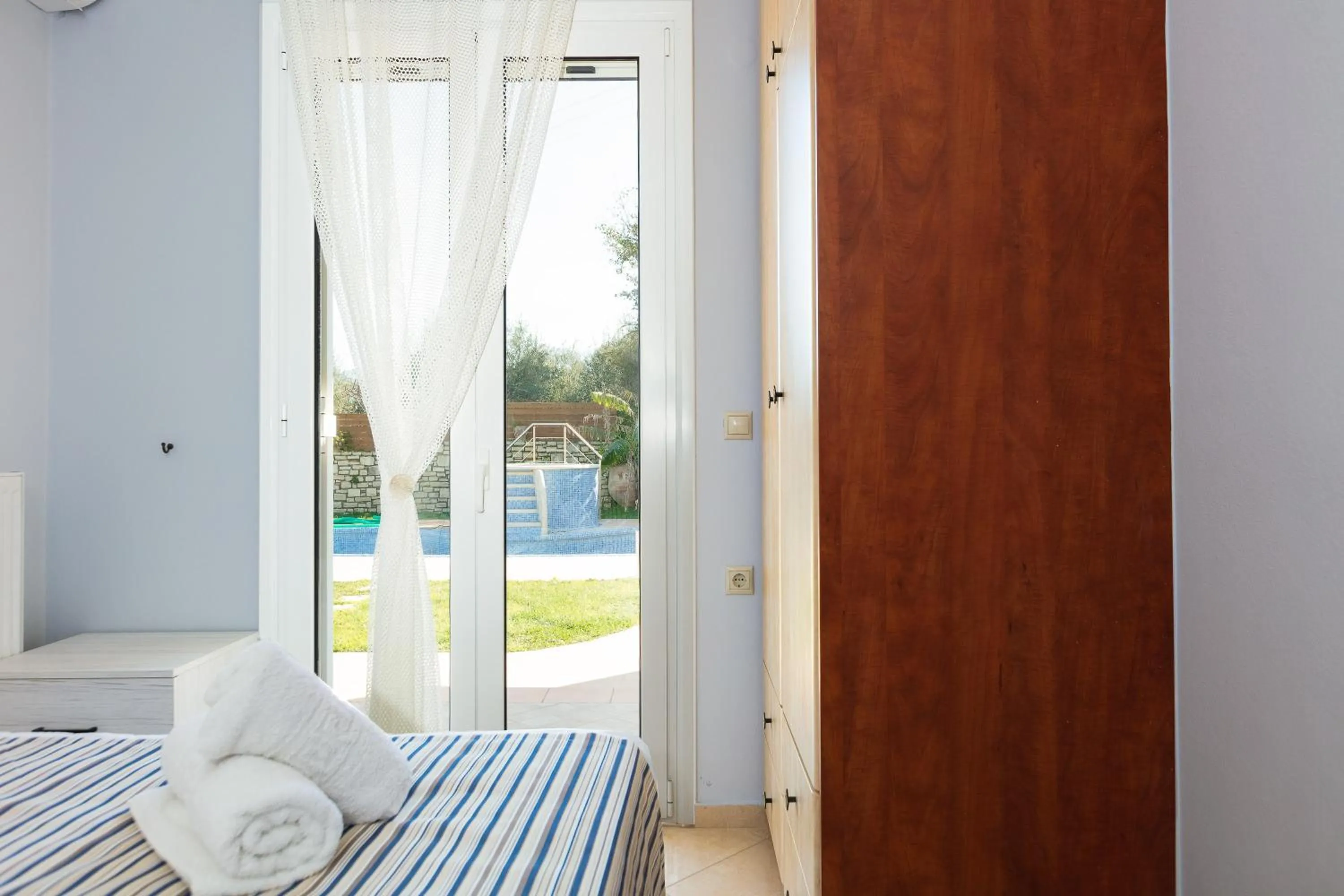 Bedroom, Bed in Lilium Villa, a Family Nature Escape with Pool, By ThinkVilla