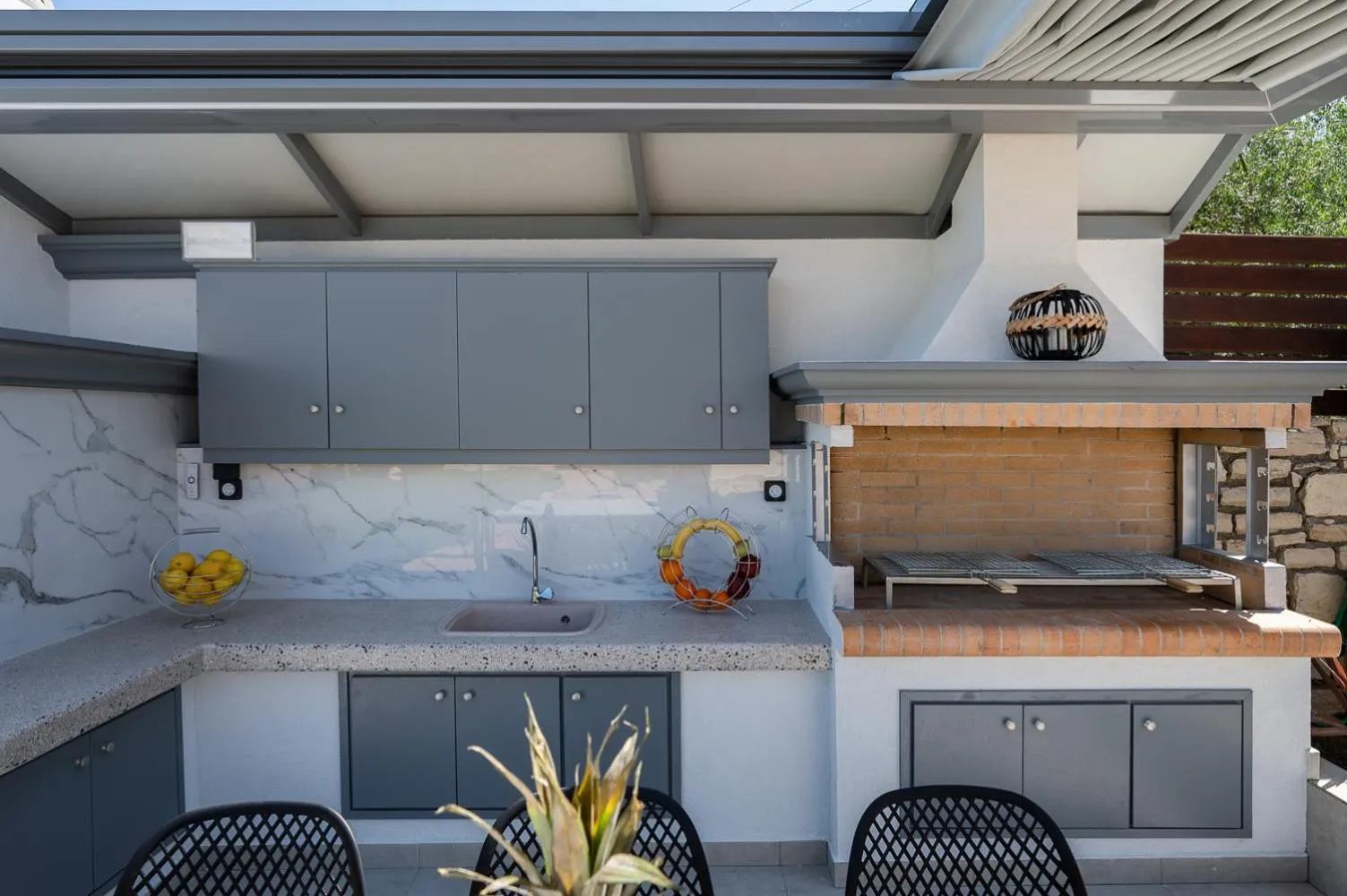 BBQ facilities in Lilium Villa, a Family Nature Escape with Pool, By ThinkVilla