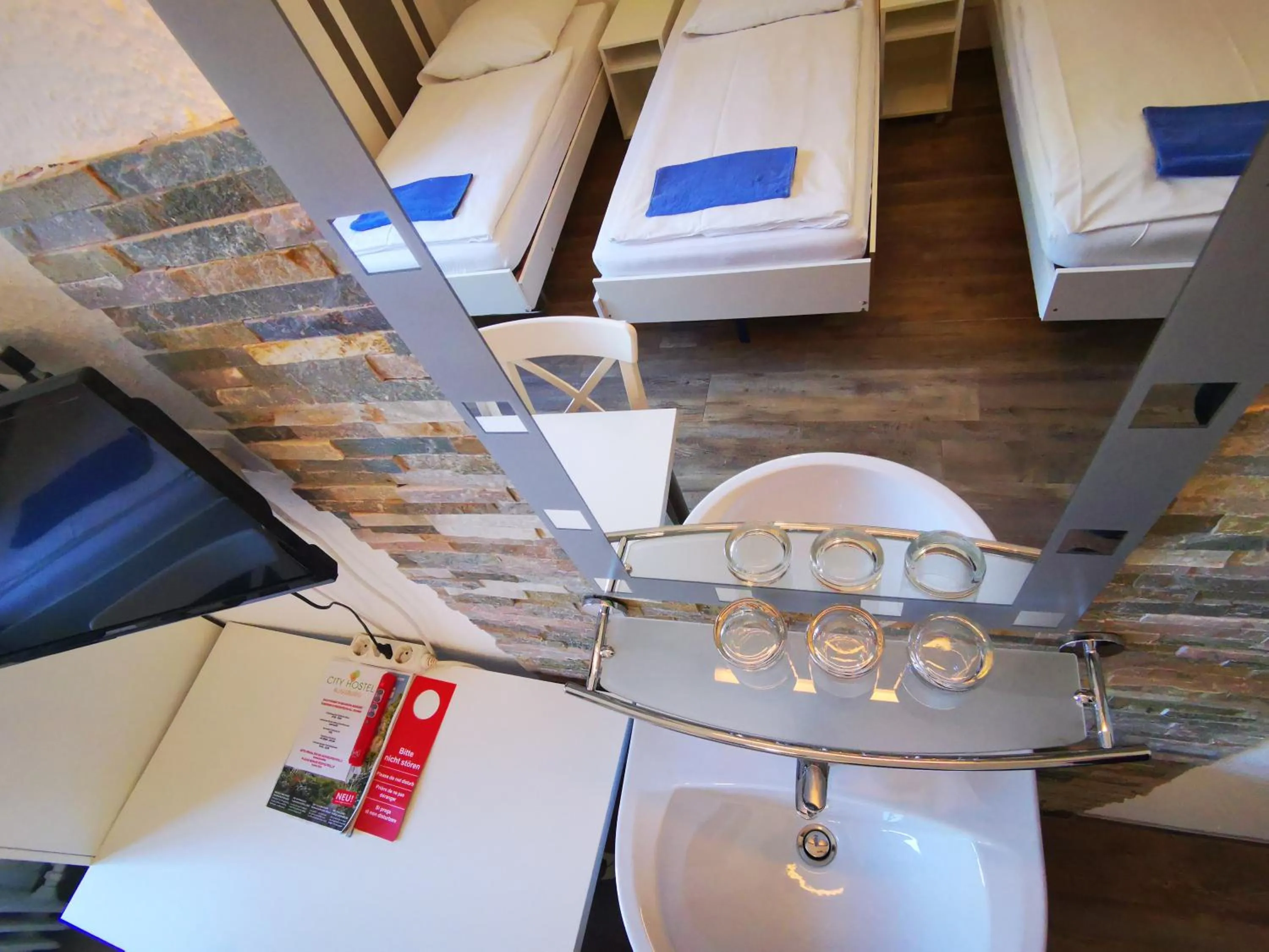 Decorative detail in City Hostel