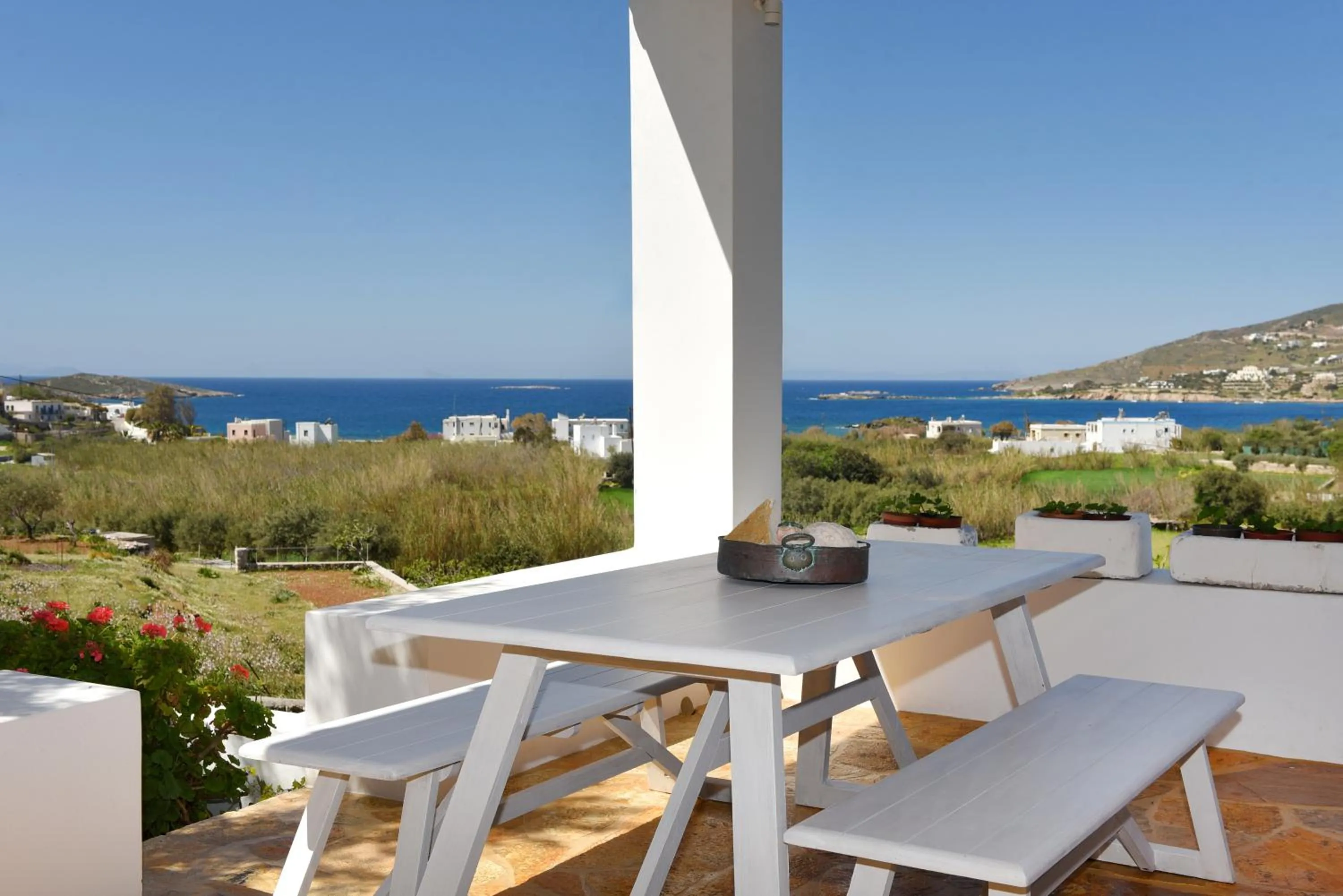 Balcony/Terrace in Good Life Greece Eco Villas