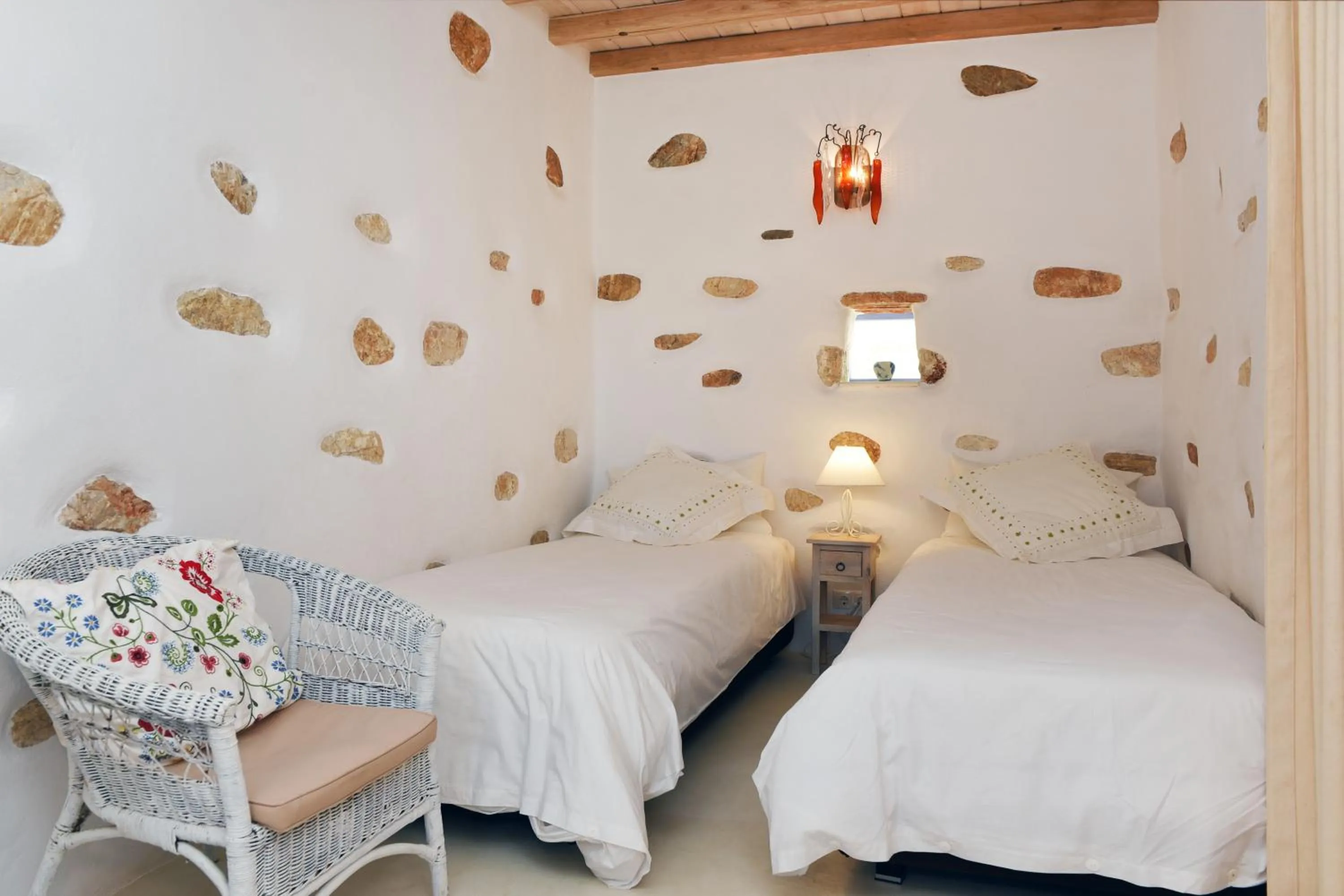 Bedroom, Bed in Good Life Greece Eco Villas