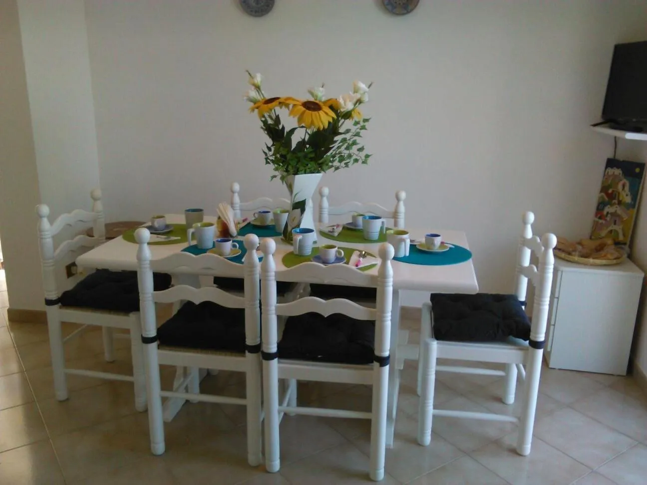 Dining area in La Marocella