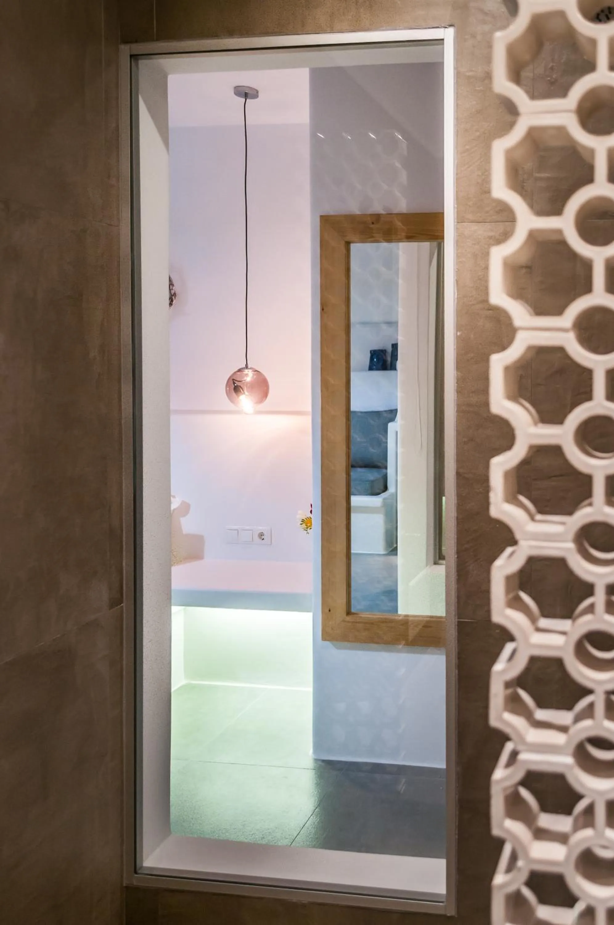 Decorative detail in Vilos Suites