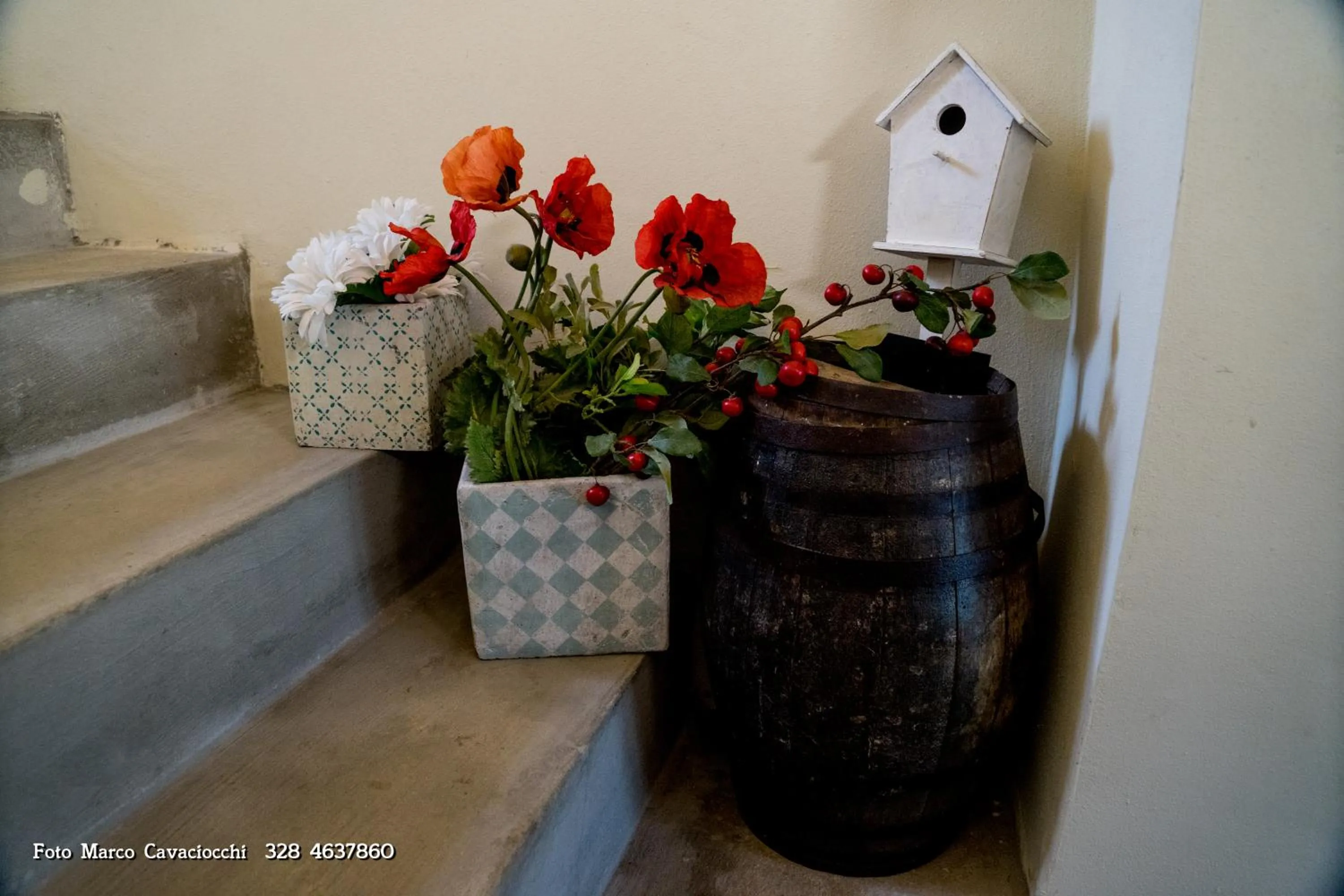 Decorative detail in Il Bosso di Toscana