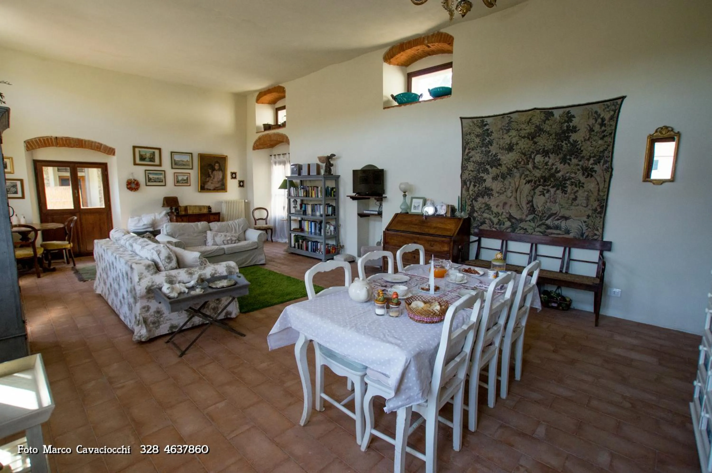 Communal lounge/ TV room in Il Bosso di Toscana