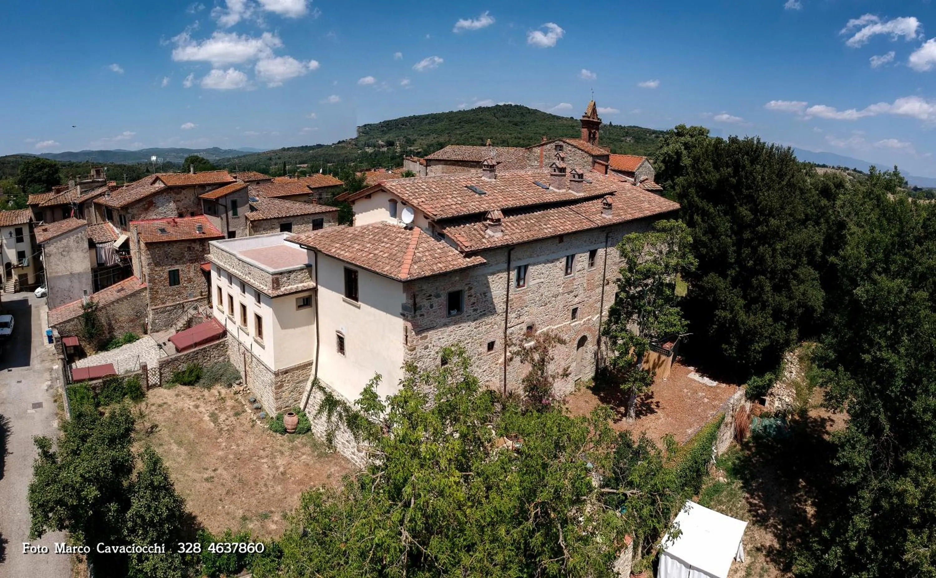 Bird's eye view in Il Bosso di Toscana