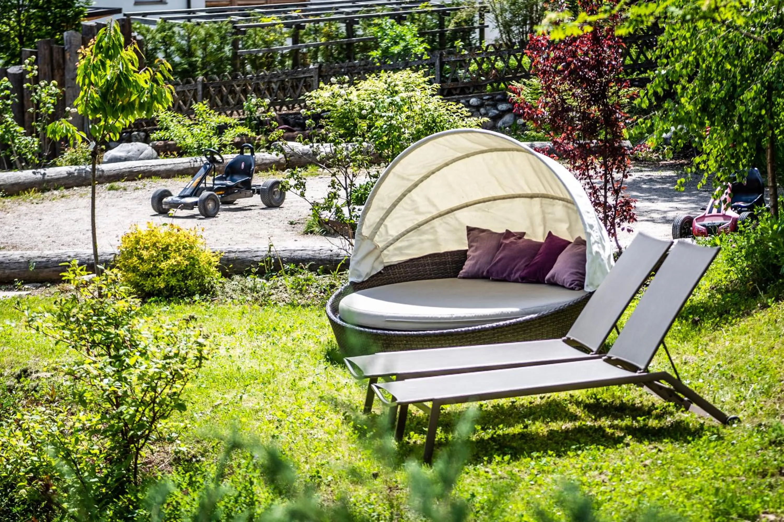 Garden in Familienhotel Viktoria