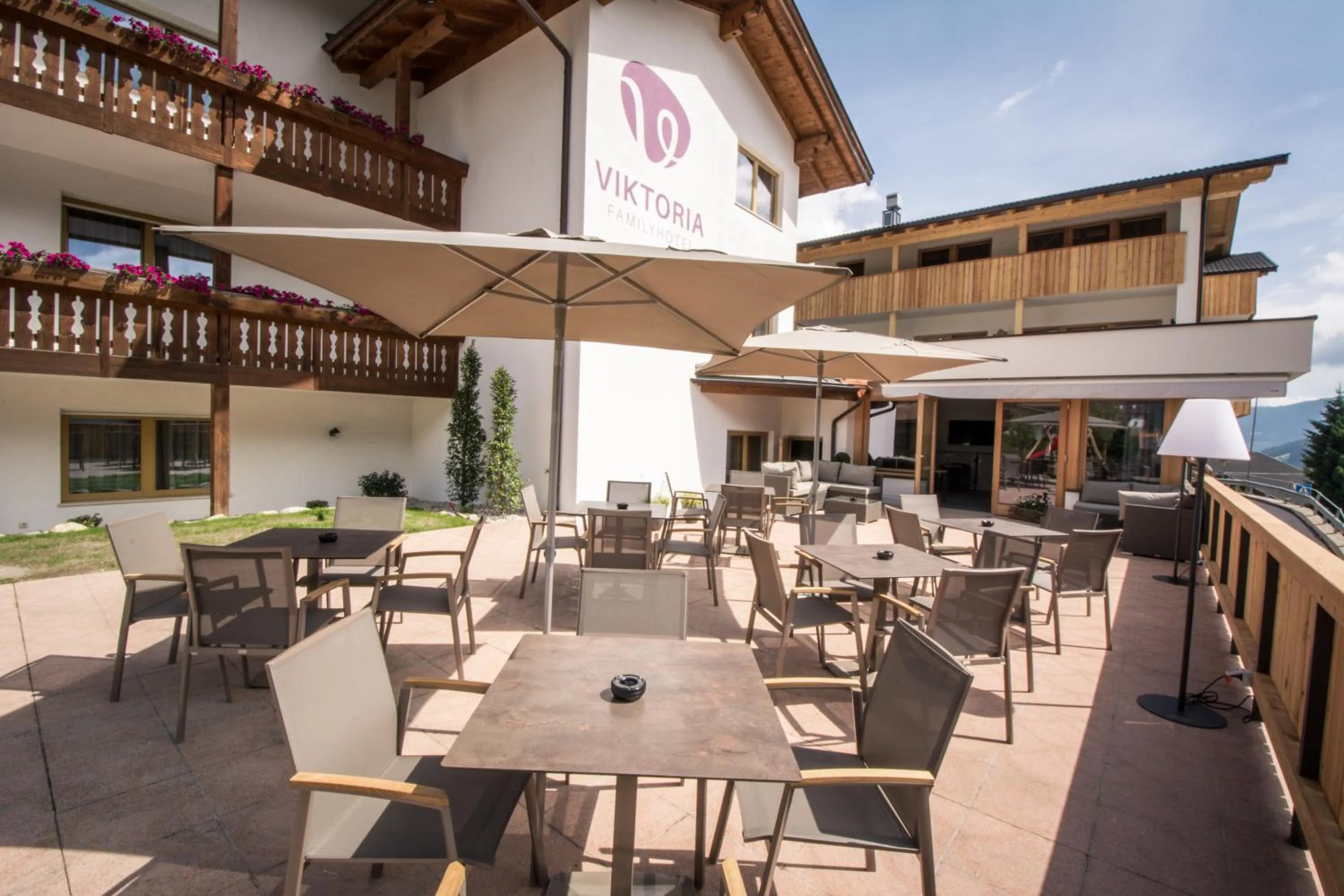 Balcony/Terrace in Familienhotel Viktoria