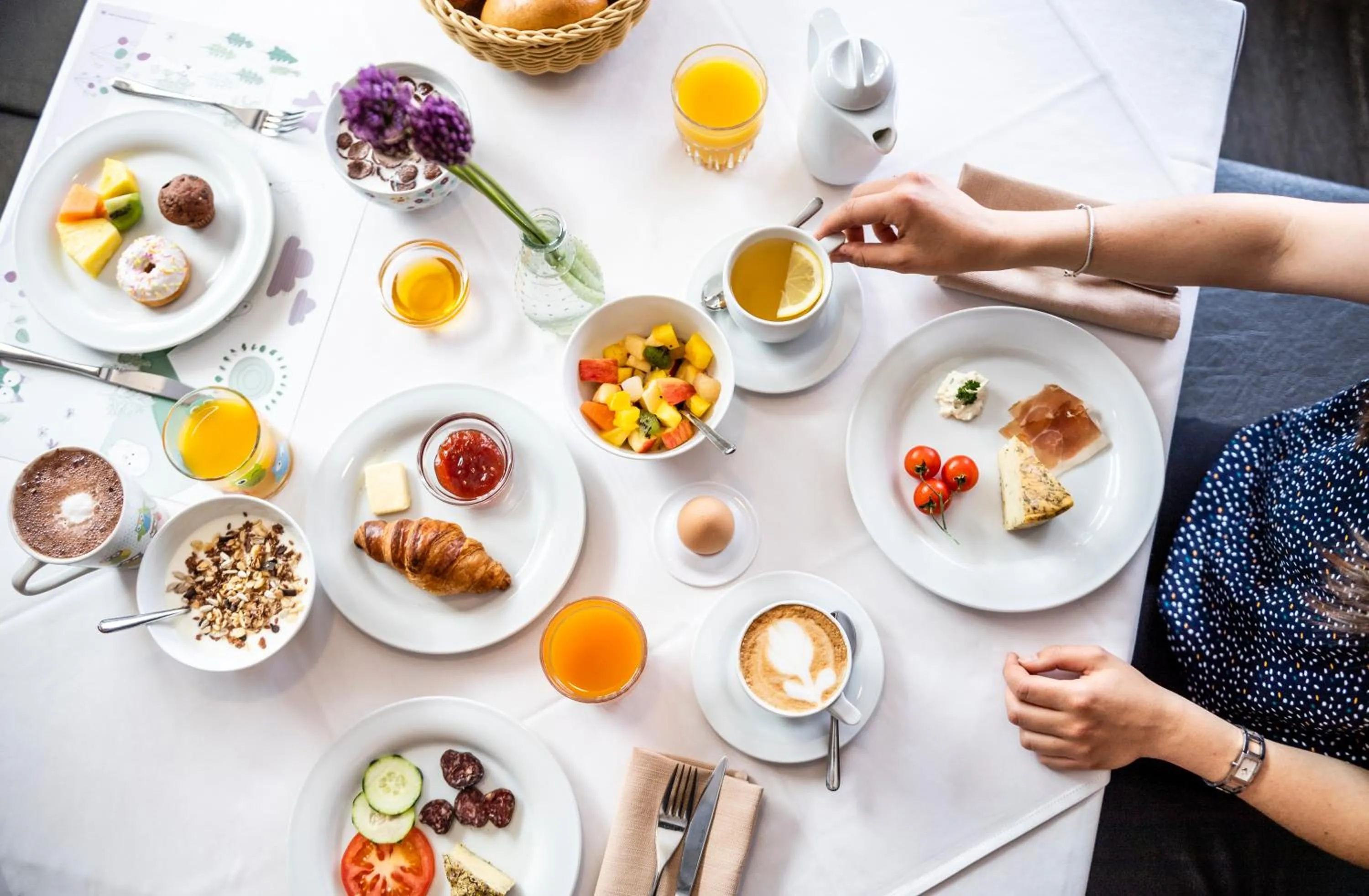 Food and drinks in Familienhotel Viktoria