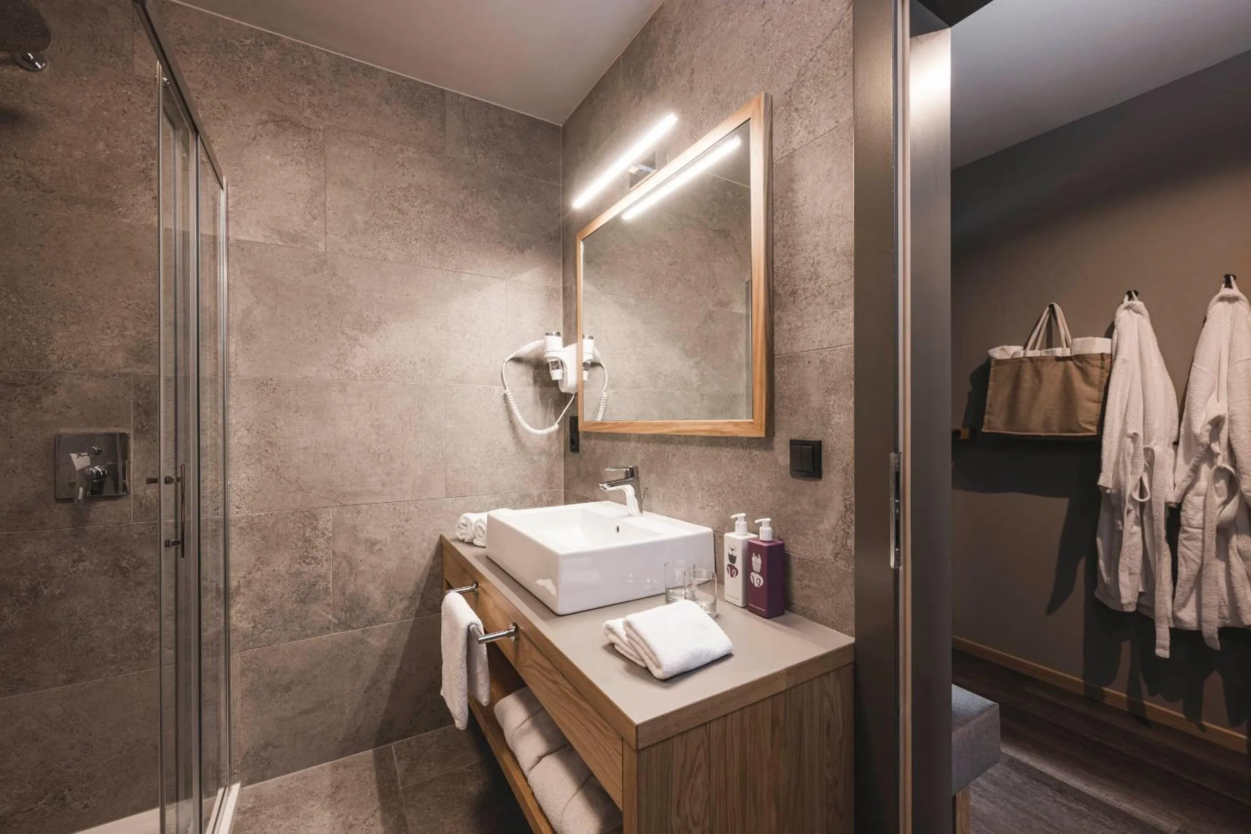 Bathroom in Familienhotel Viktoria