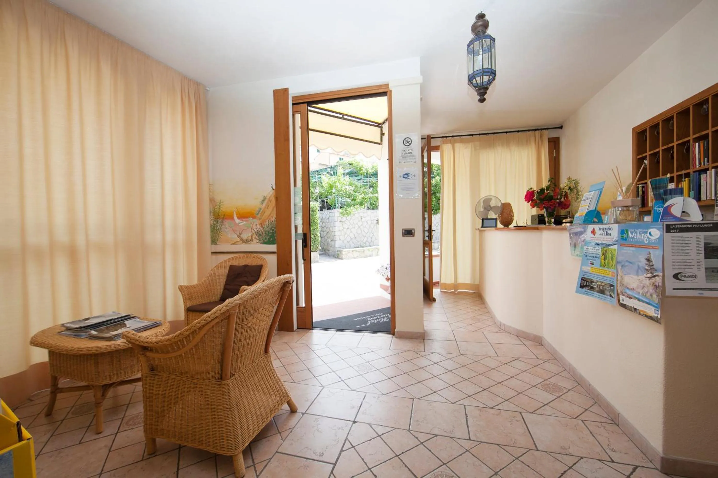 Lobby or reception in Hotel Aurora