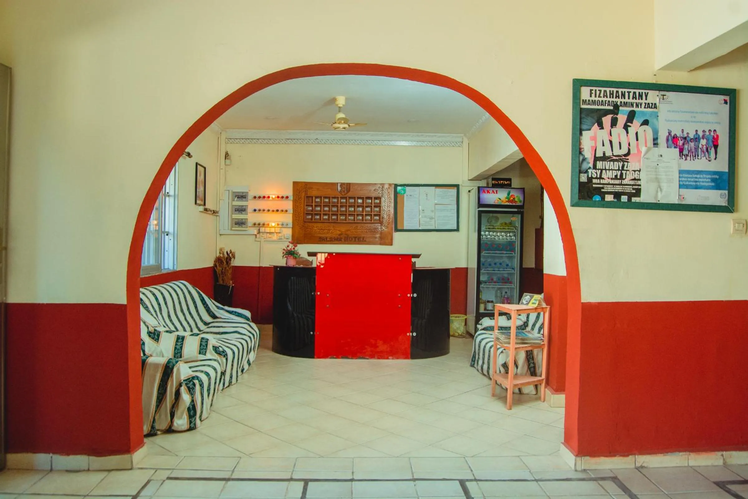 Living room in Salama Hôtel Majunga