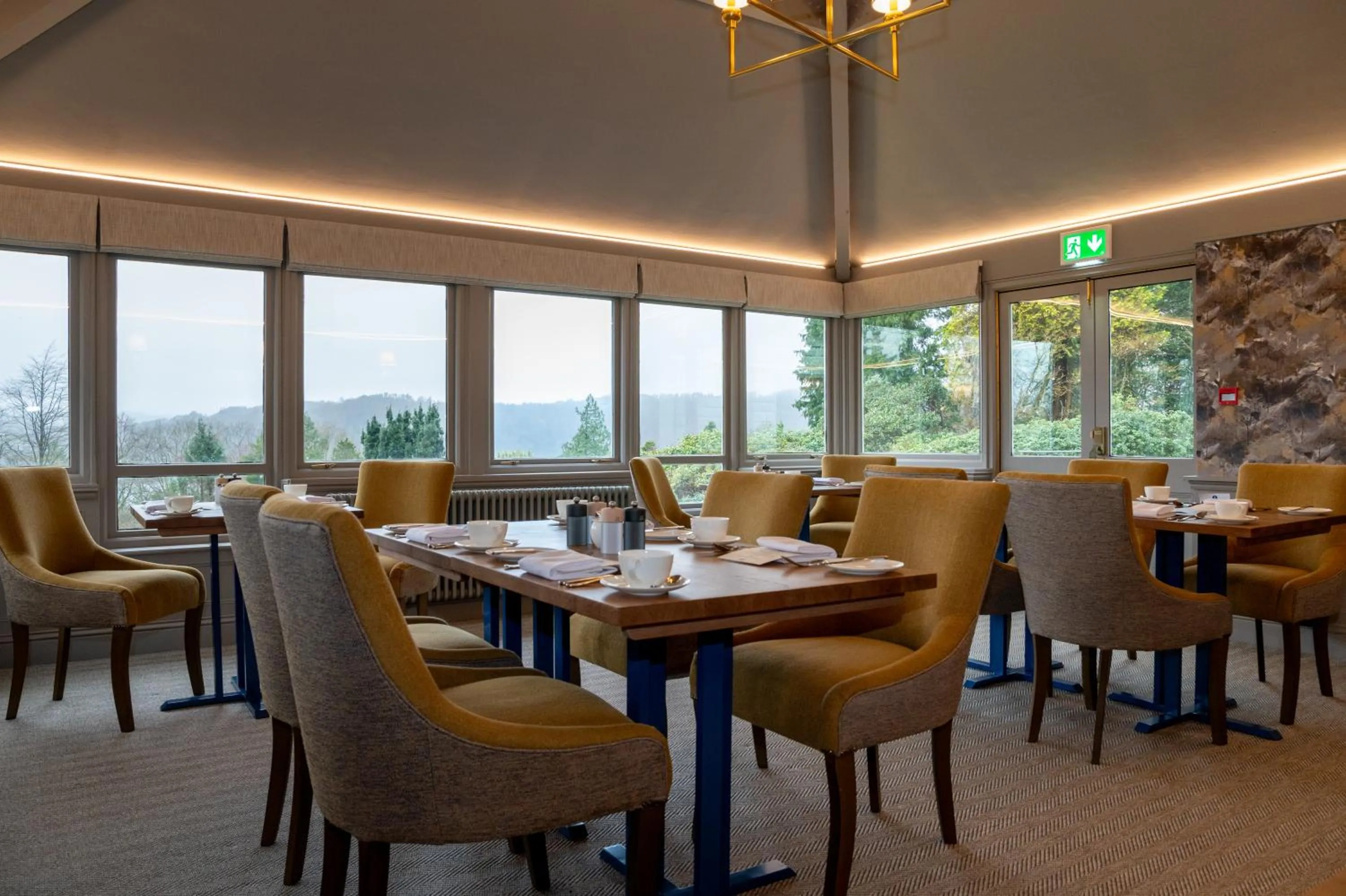 Dining area in Lindeth Fell Country House