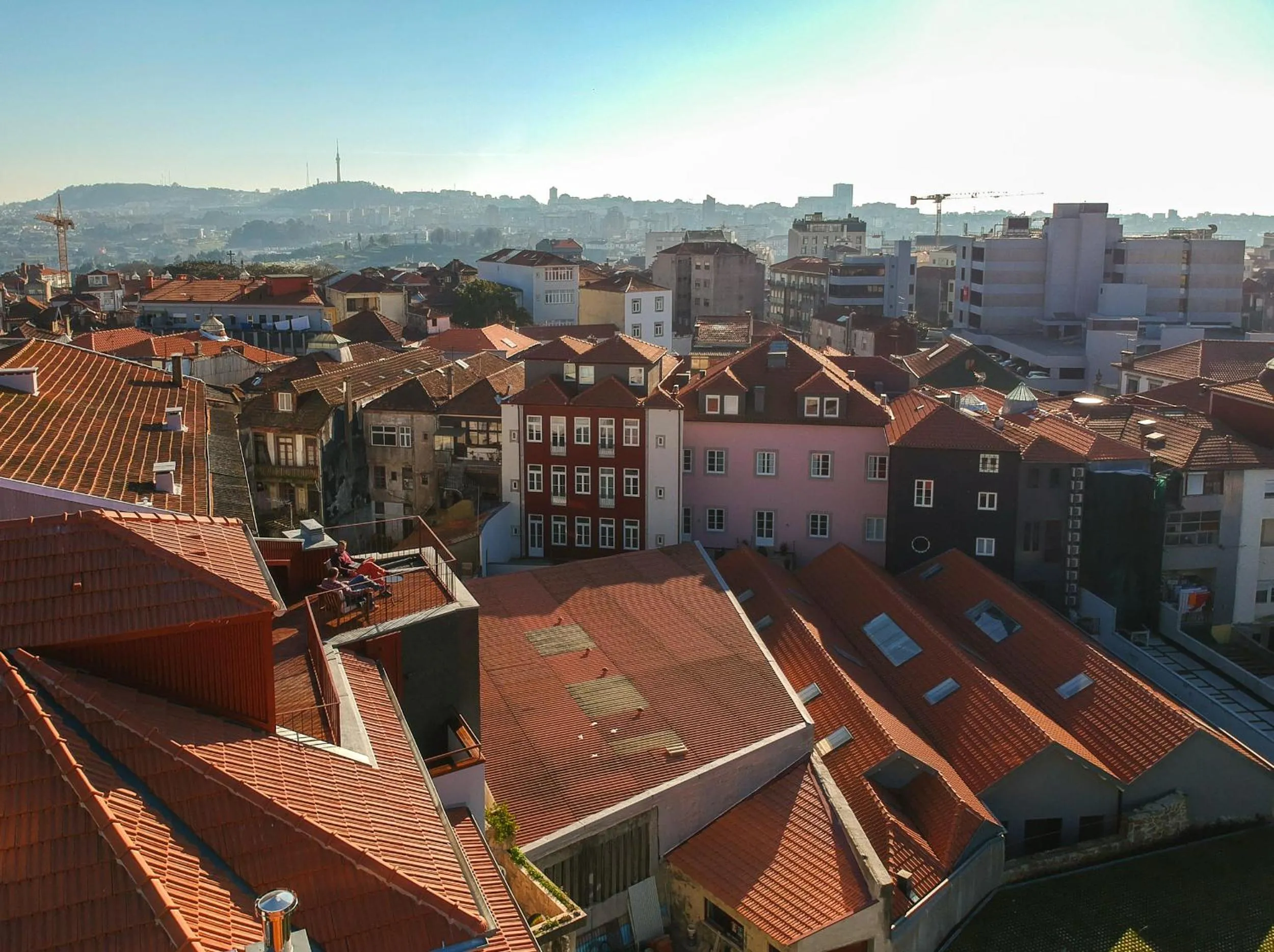 Bird's eye view in Oporto Maison Alves da Veiga
