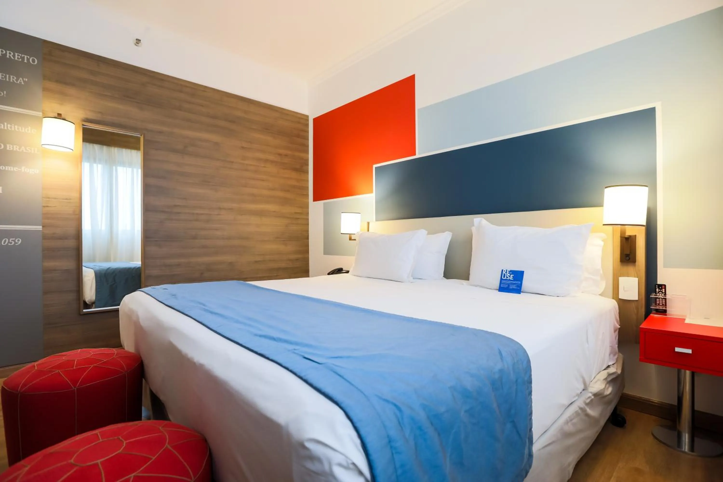 Bedroom, Bed in TRYP By Wyndham Ribeirão Preto