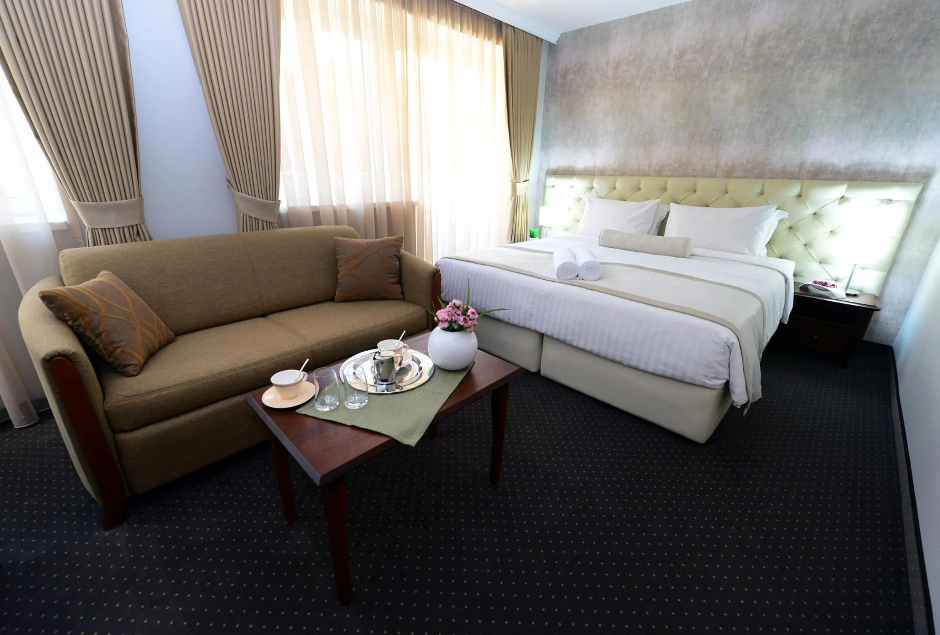 Photo of the whole room, Bed in Alexandar Square Boutique Hotel