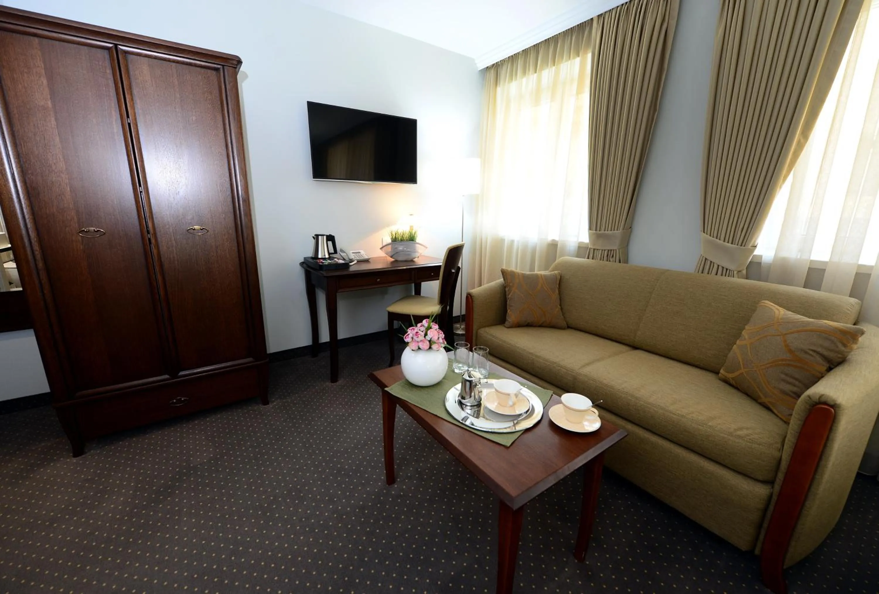 Seating area in Alexandar Square Boutique Hotel