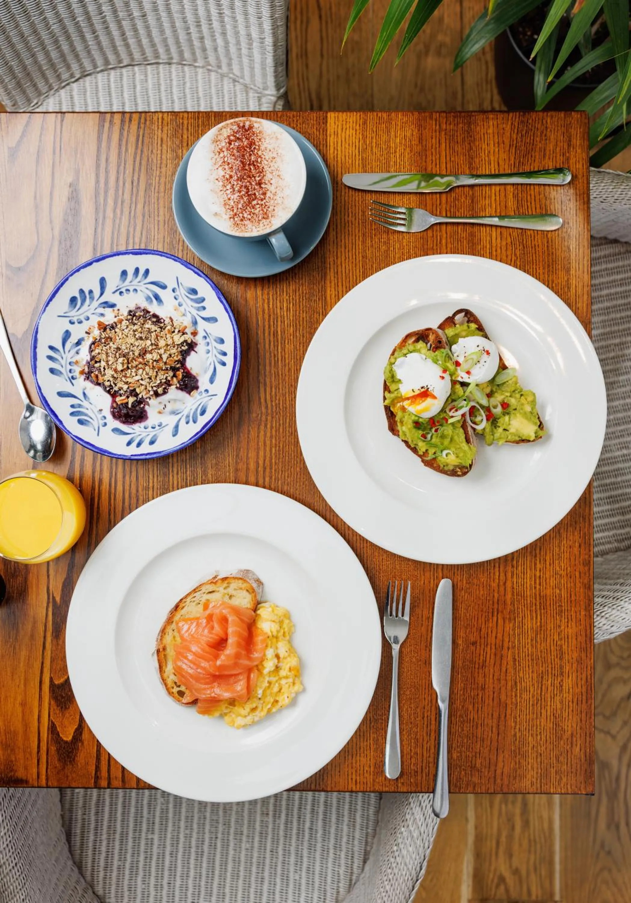 Food close-up in The Rose and Crown