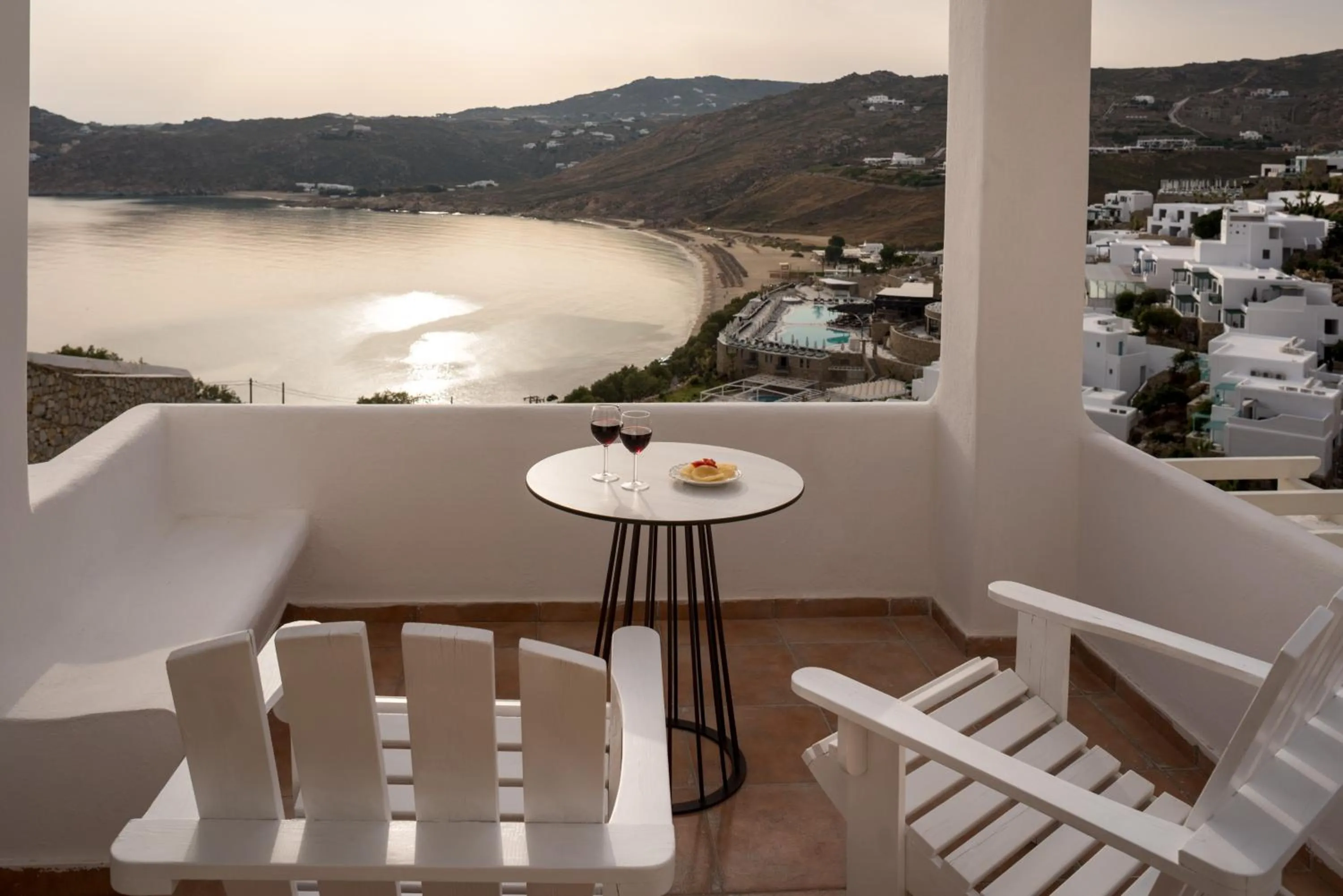 Sea view in Cova Mykonos Suites