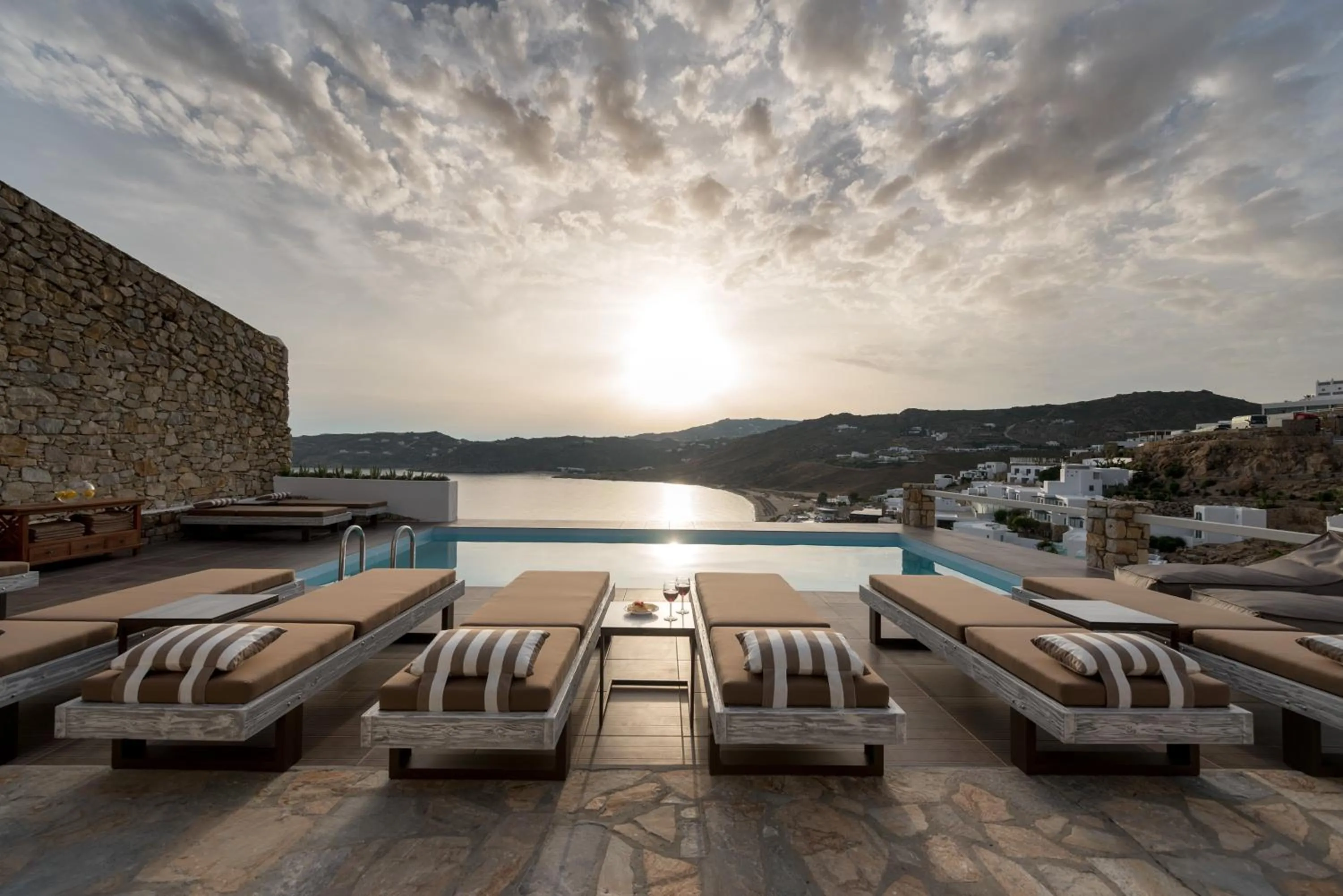 Sea view in Cova Mykonos Suites