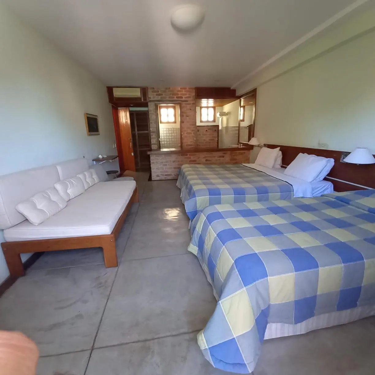 Bed in Pousada Pilar