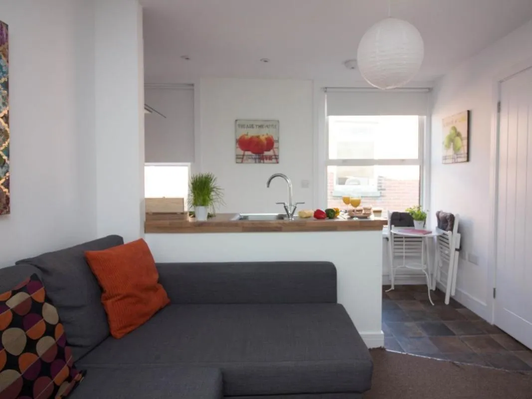 Living room in Beddoe Apartments