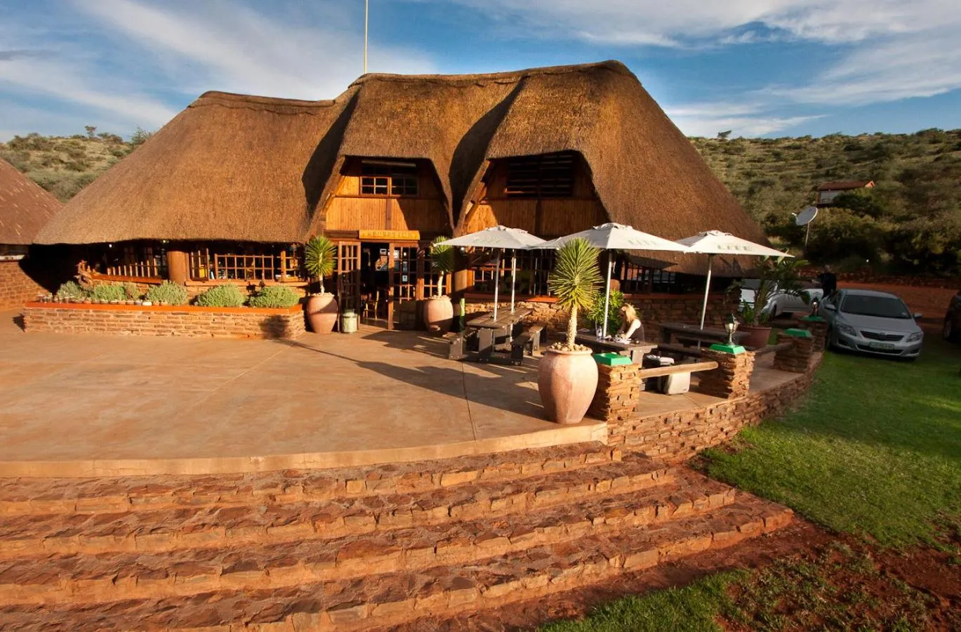 Property building in Red Sands Country Lodge