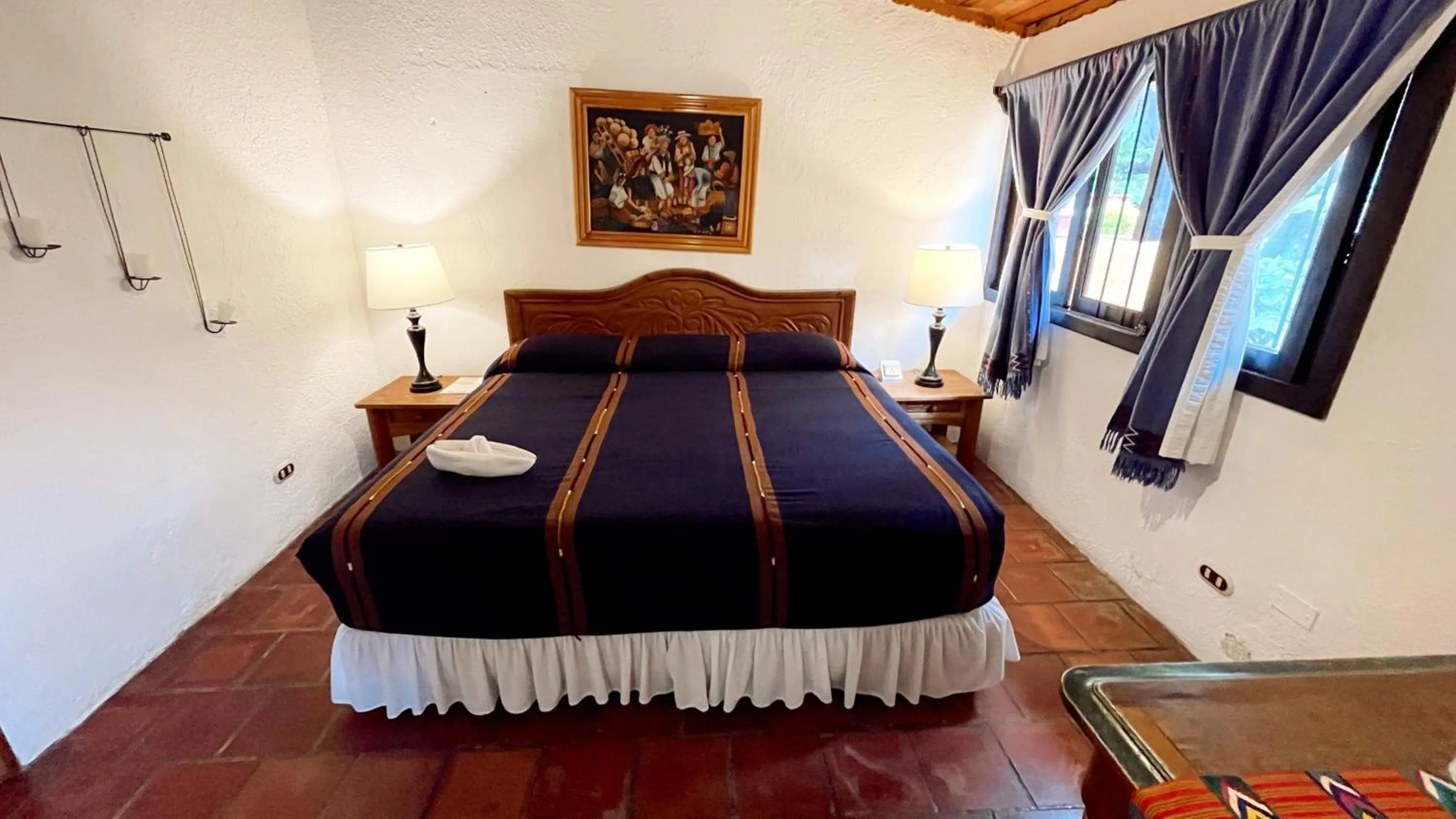 View (from property/room), Bed in Hotel Toliman