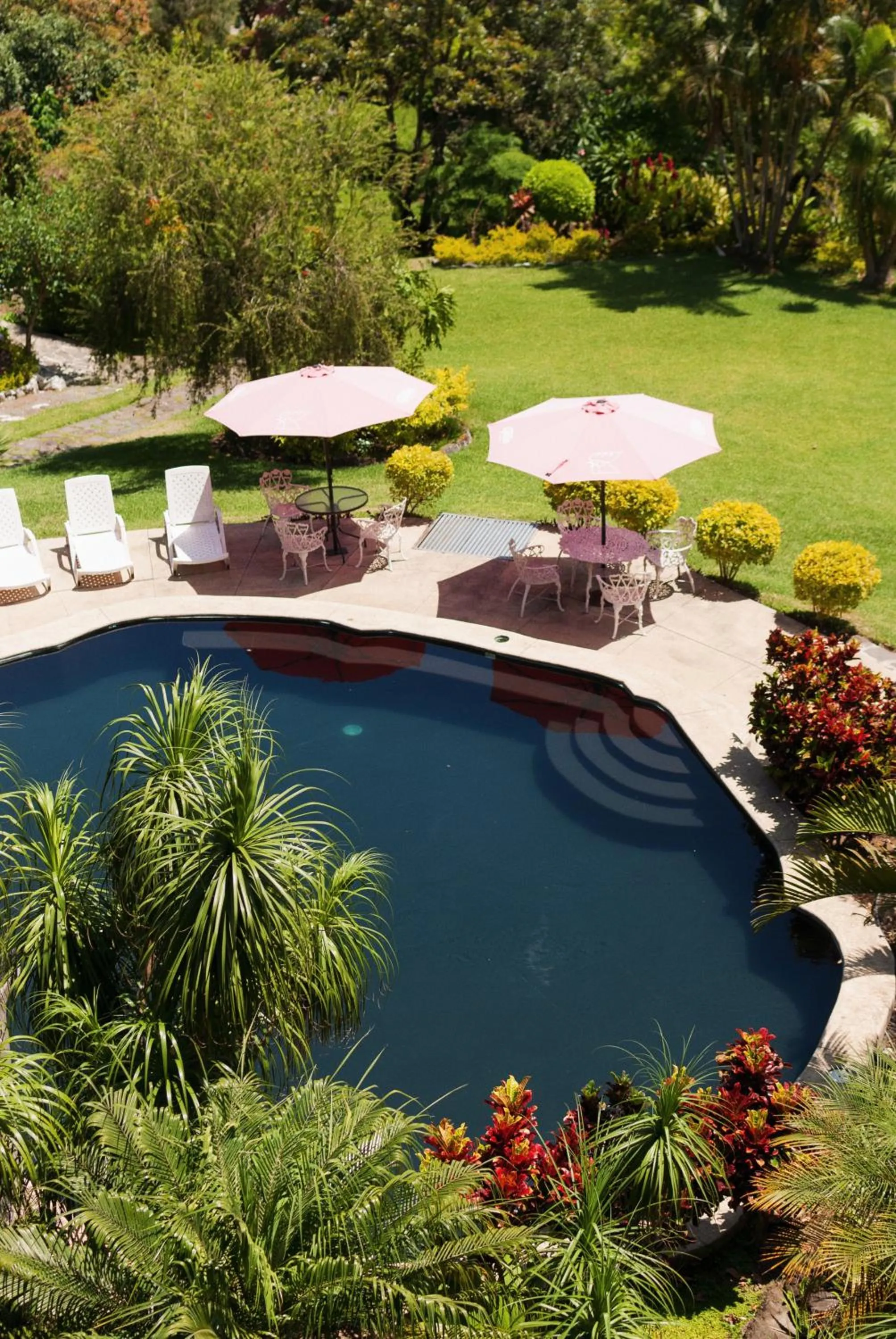 Pool view in Hotel Toliman