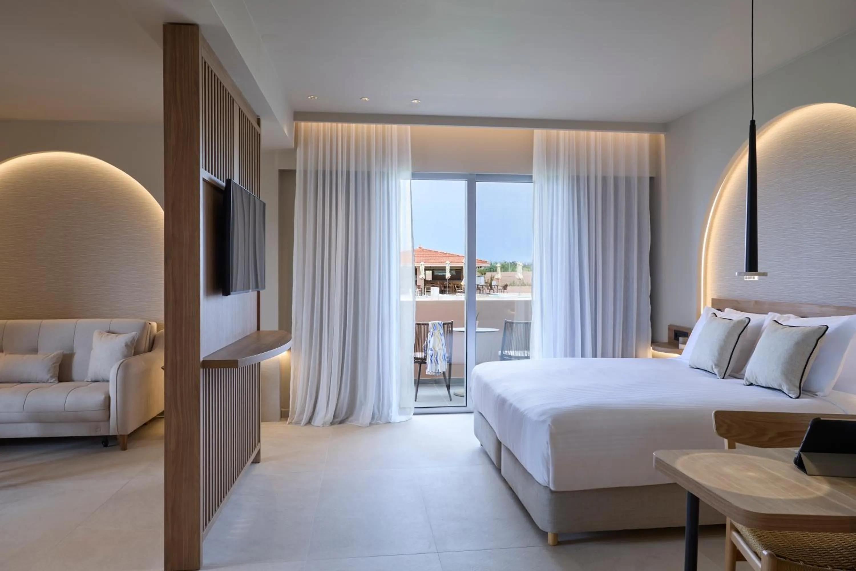 Bedroom, Bed in Ammos Luxury Resort