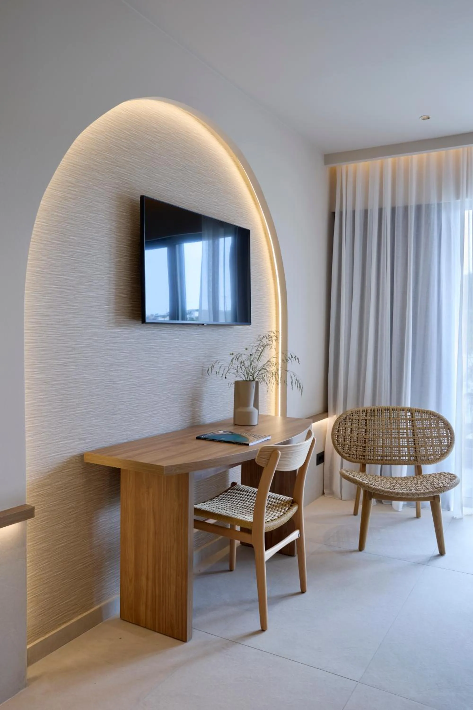 Seating area in Ammos Luxury Resort