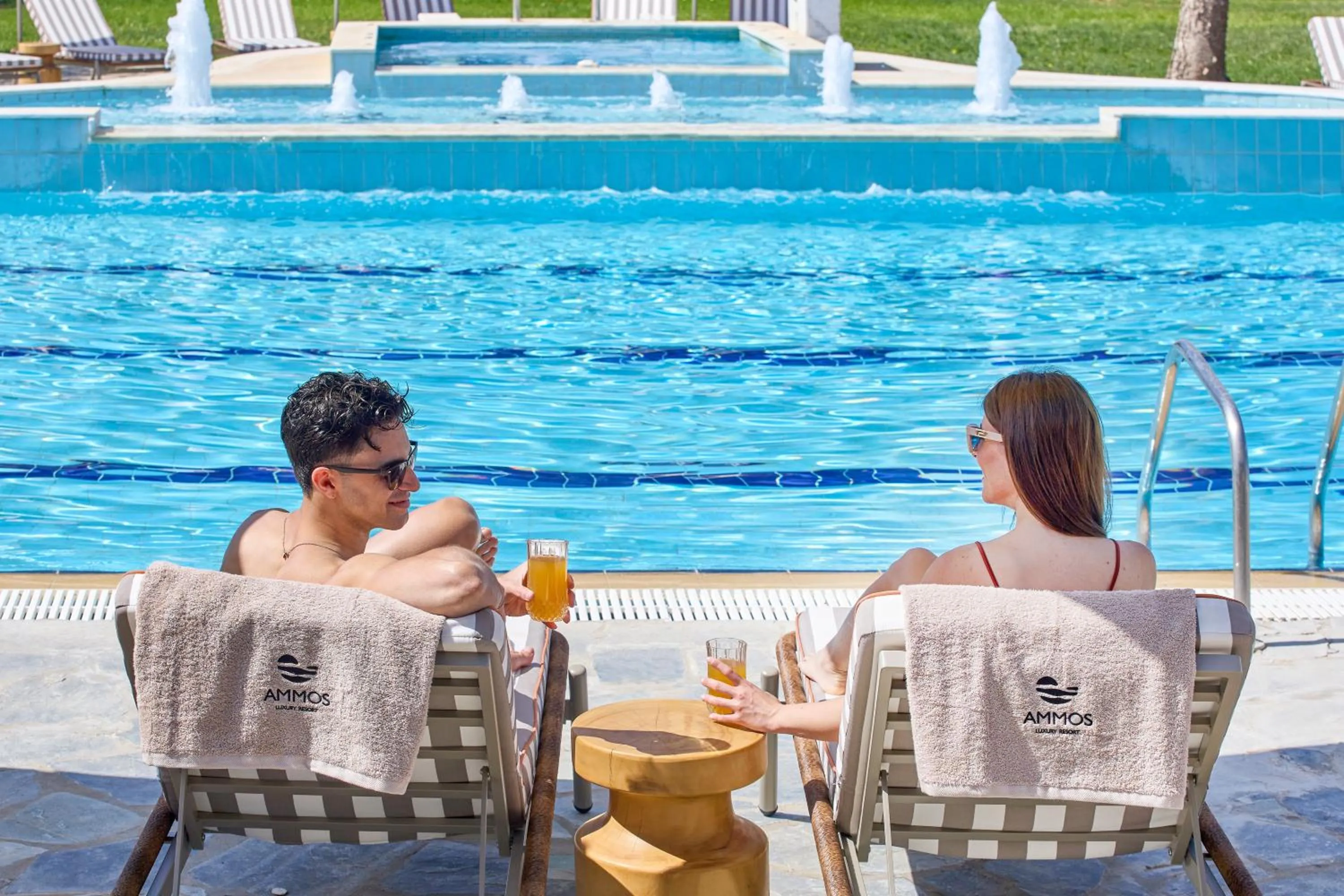 People in Ammos Luxury Resort