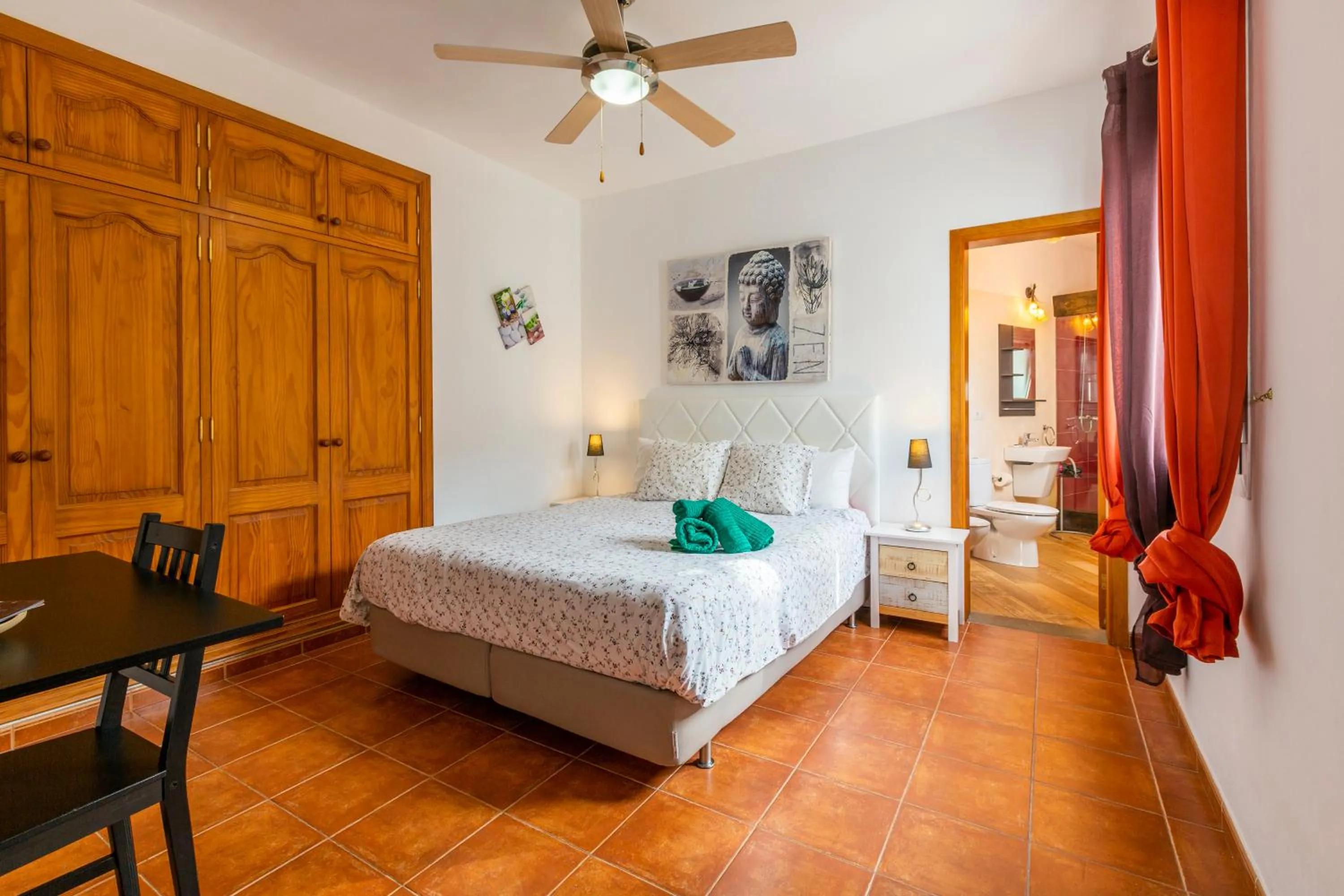 Bed in Timanfaya Casa Rural