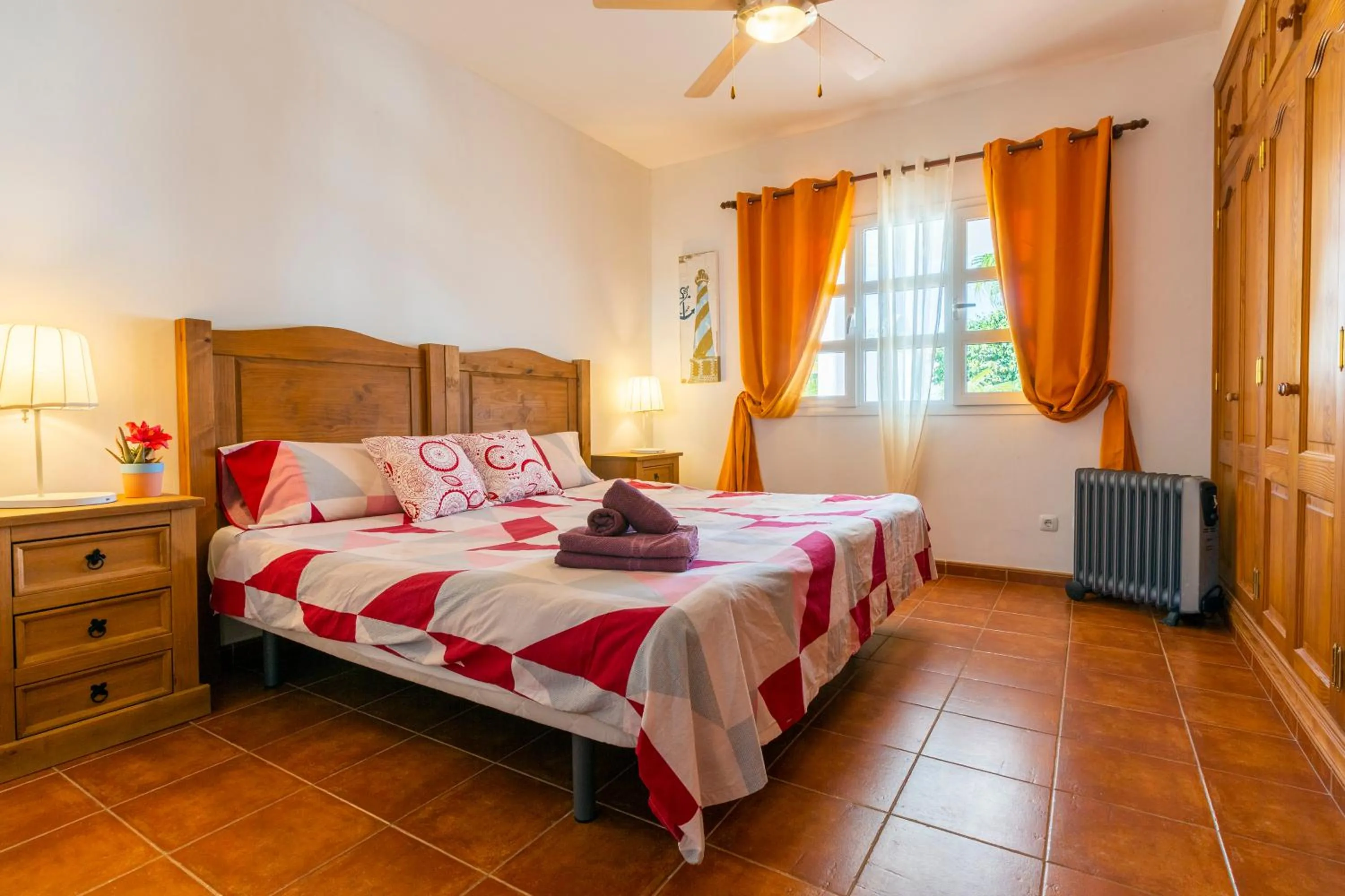 Bed in Timanfaya Casa Rural