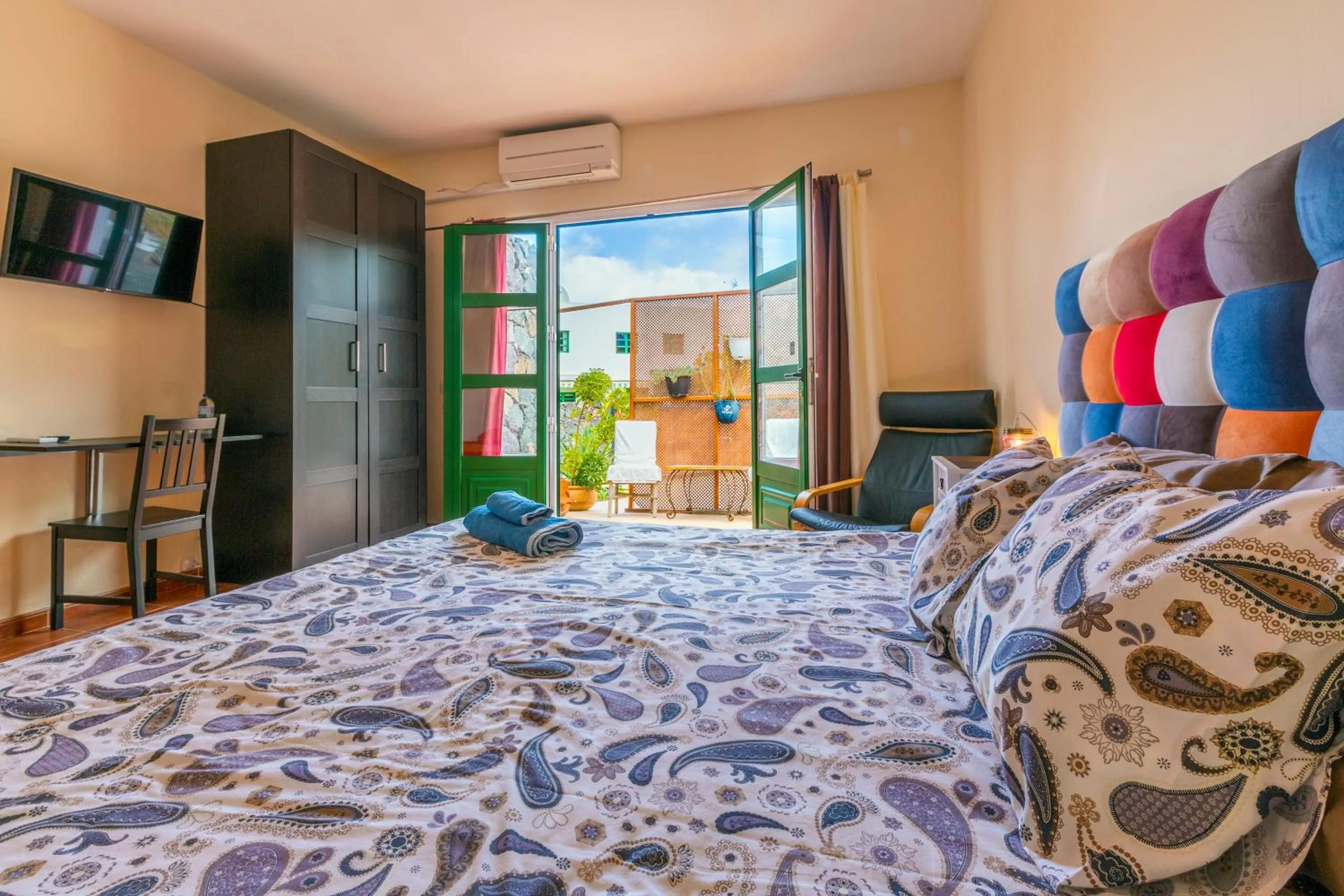 Bed in Timanfaya Casa Rural