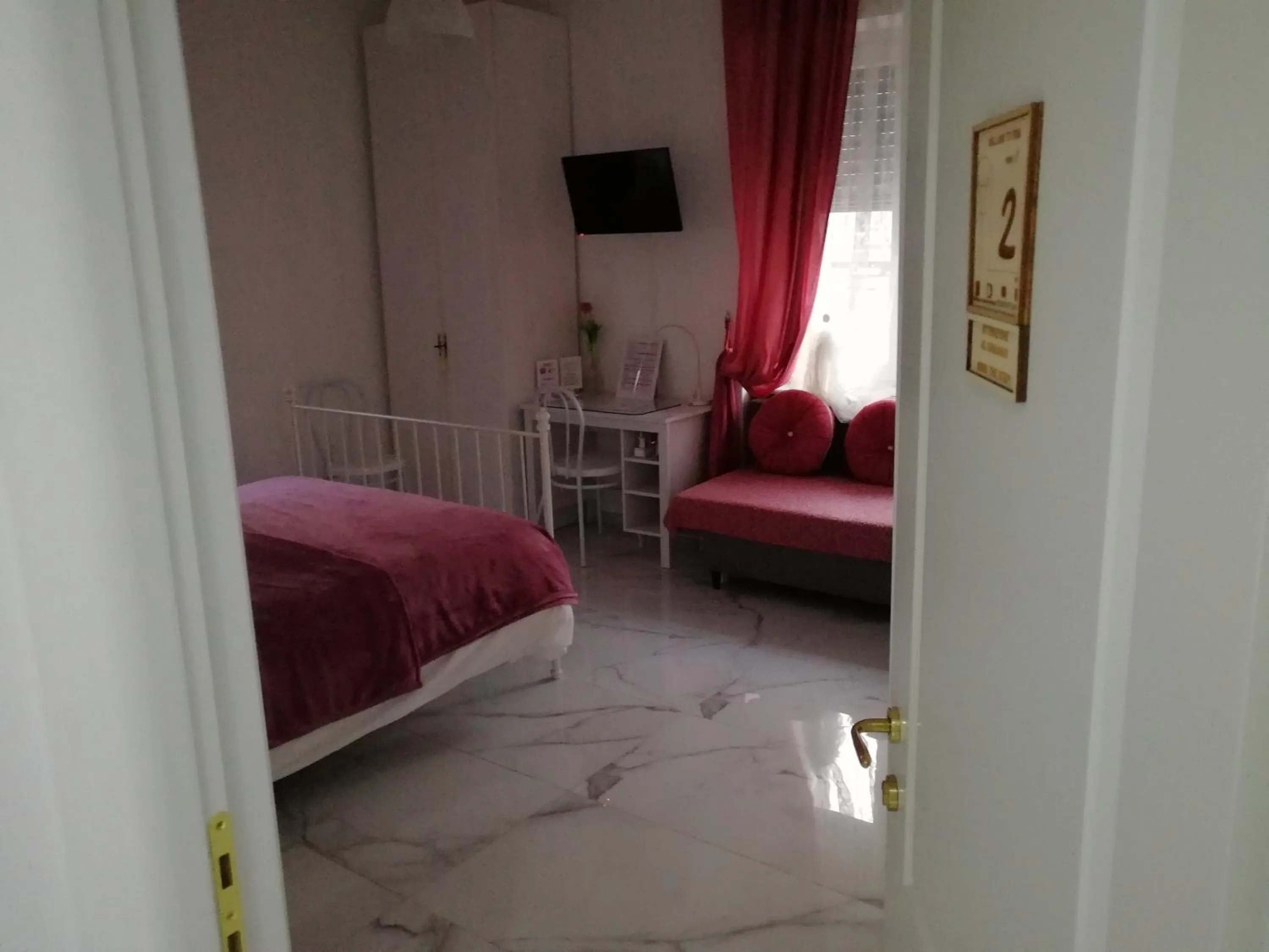 Bedroom, Bed in B&B Casa Nizza