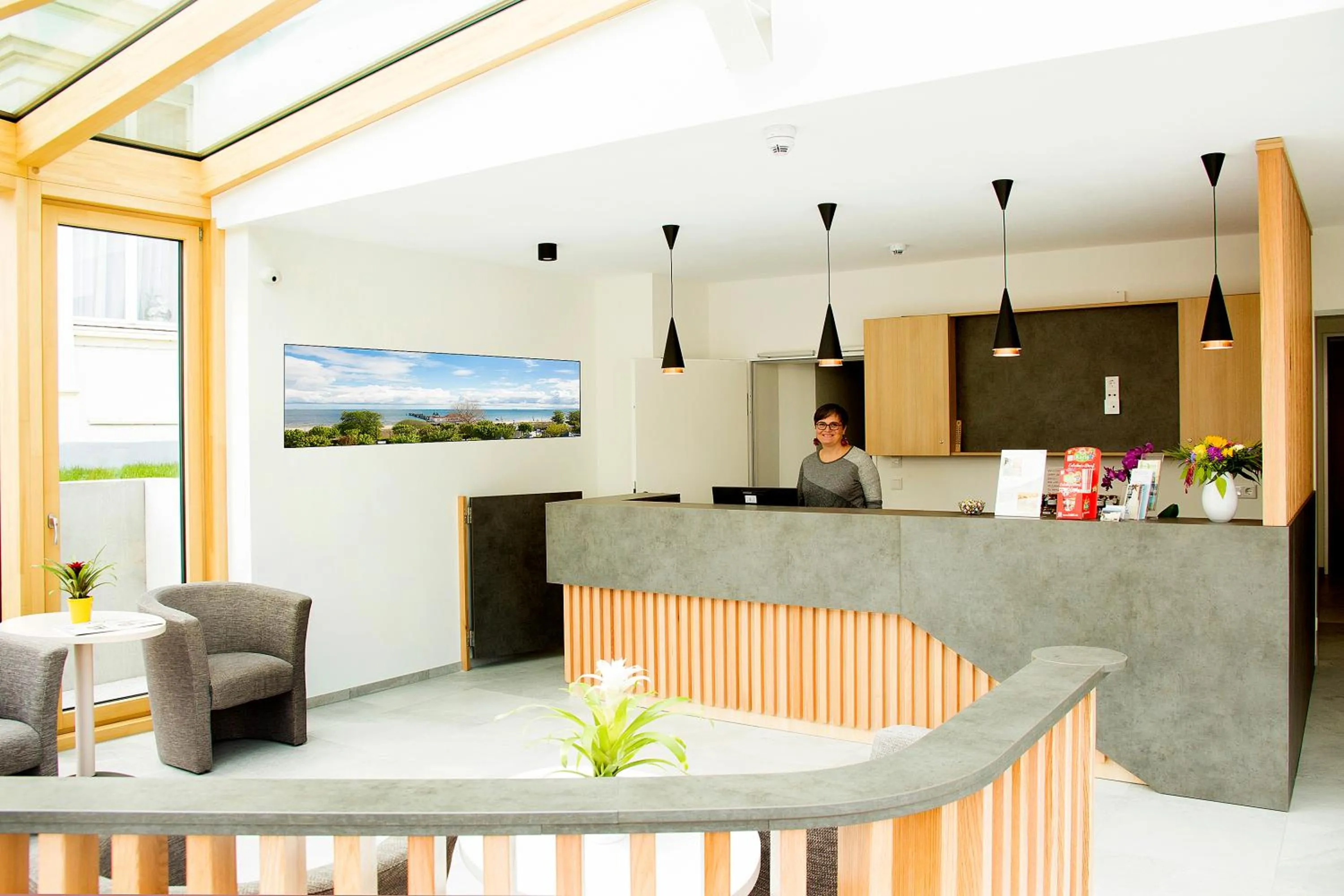 Lobby or reception in Hotel Garni Sonne