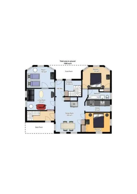 Floor plan in Apartments in Salem