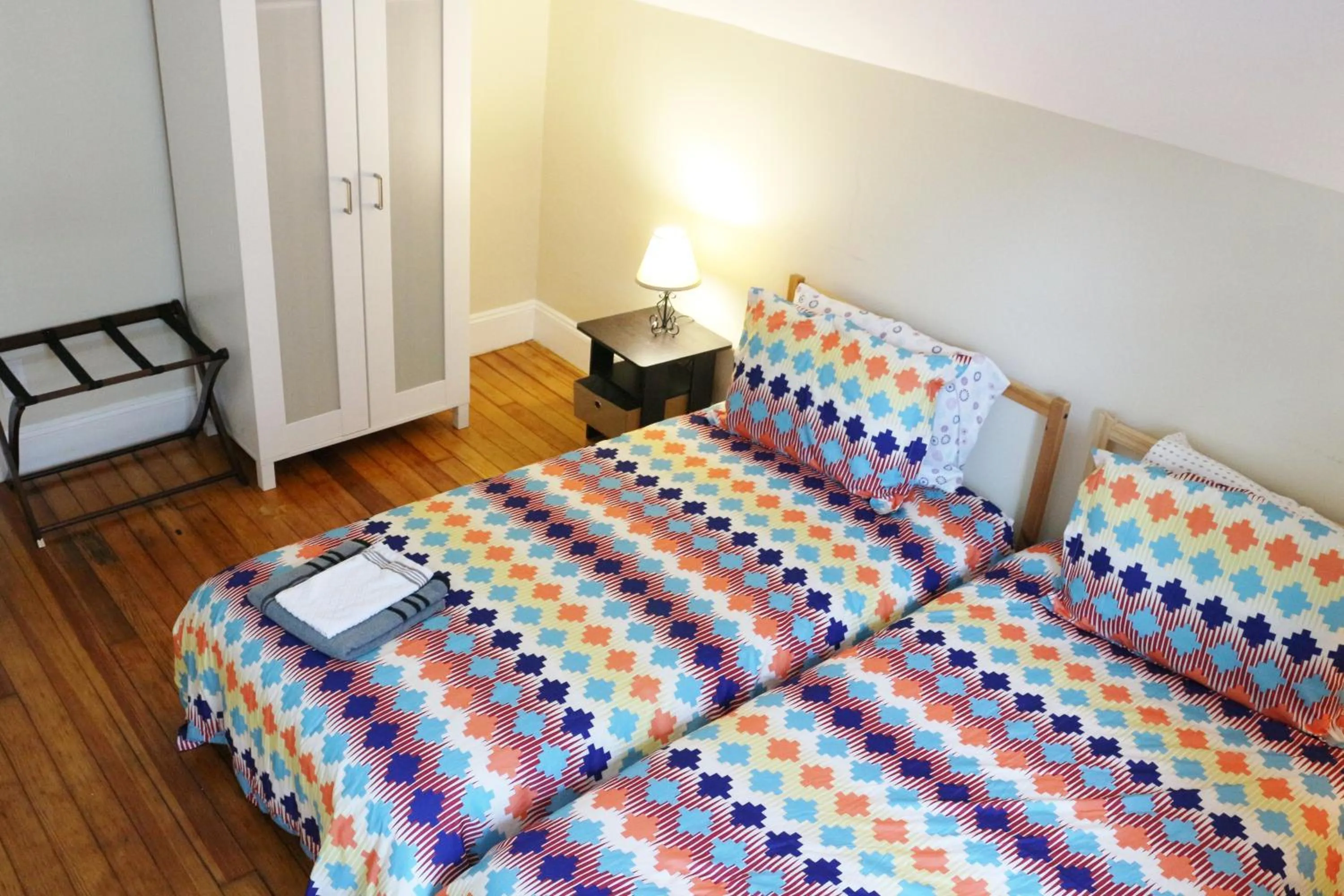 Bedroom, Bed in Apartments in Salem