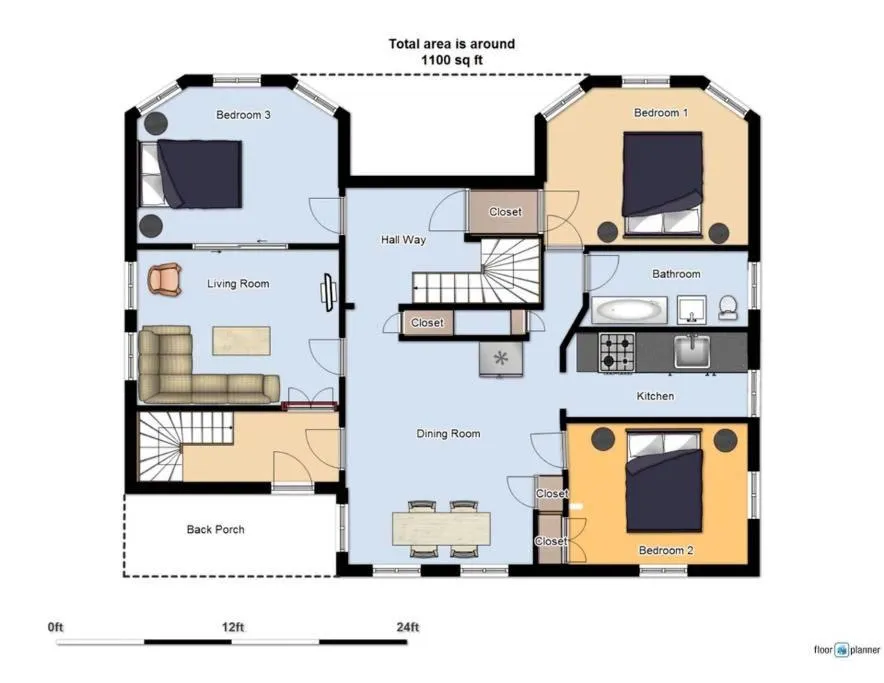 Floor plan in Apartments in Salem