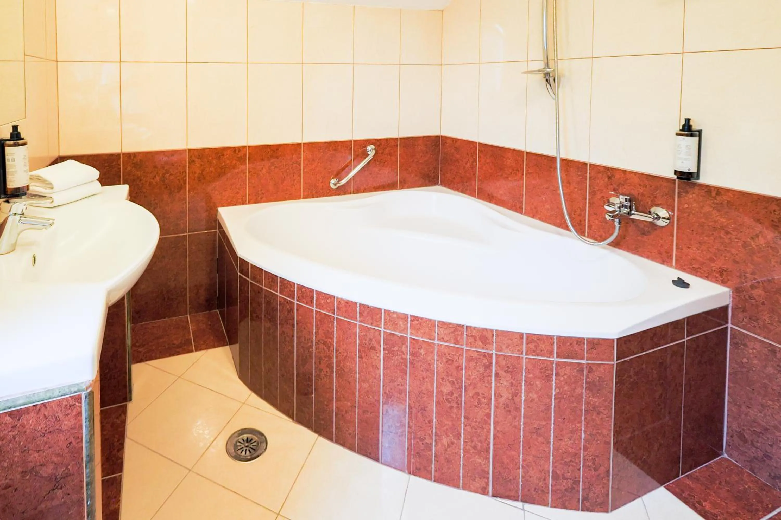 Bathroom in Hotel Casa Viorel jacuzzi & saunas