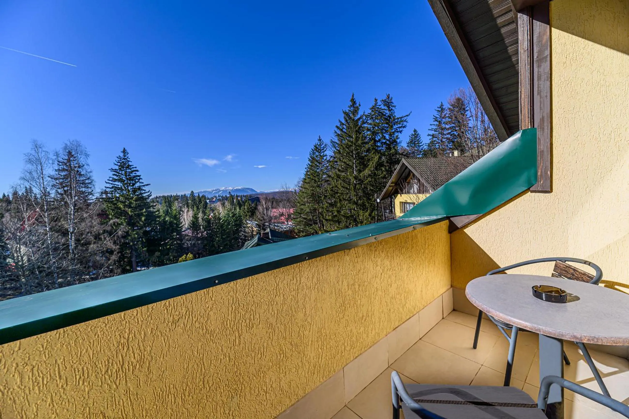 Patio in Hotel Casa Viorel jacuzzi & saunas