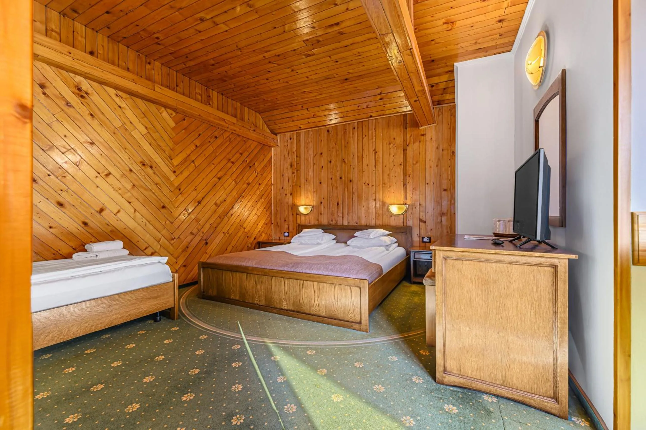 Family Room with Balcony - single occupancy in Hotel Casa Viorel jacuzzi & saunas