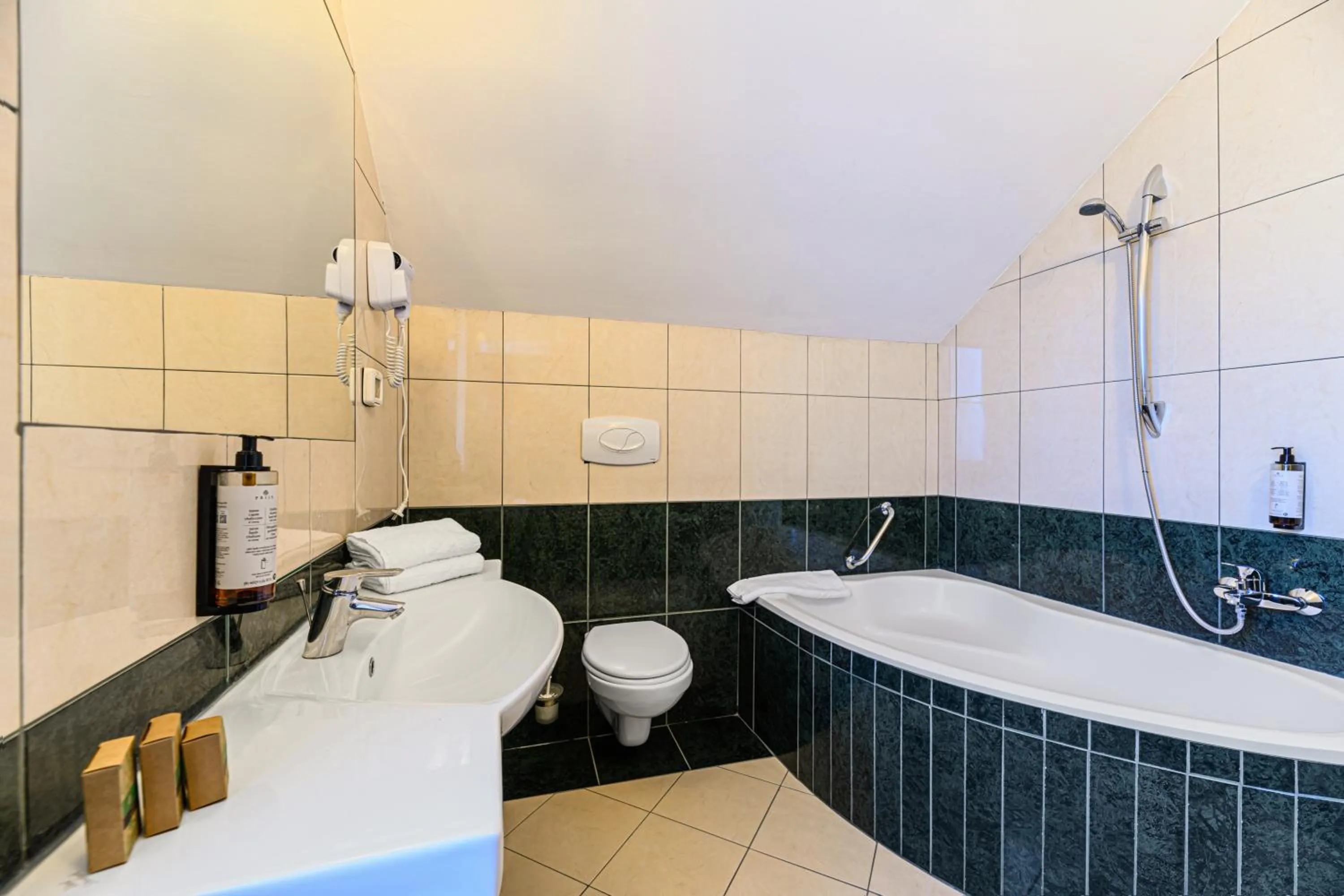 Bathroom in Hotel Casa Viorel jacuzzi & saunas