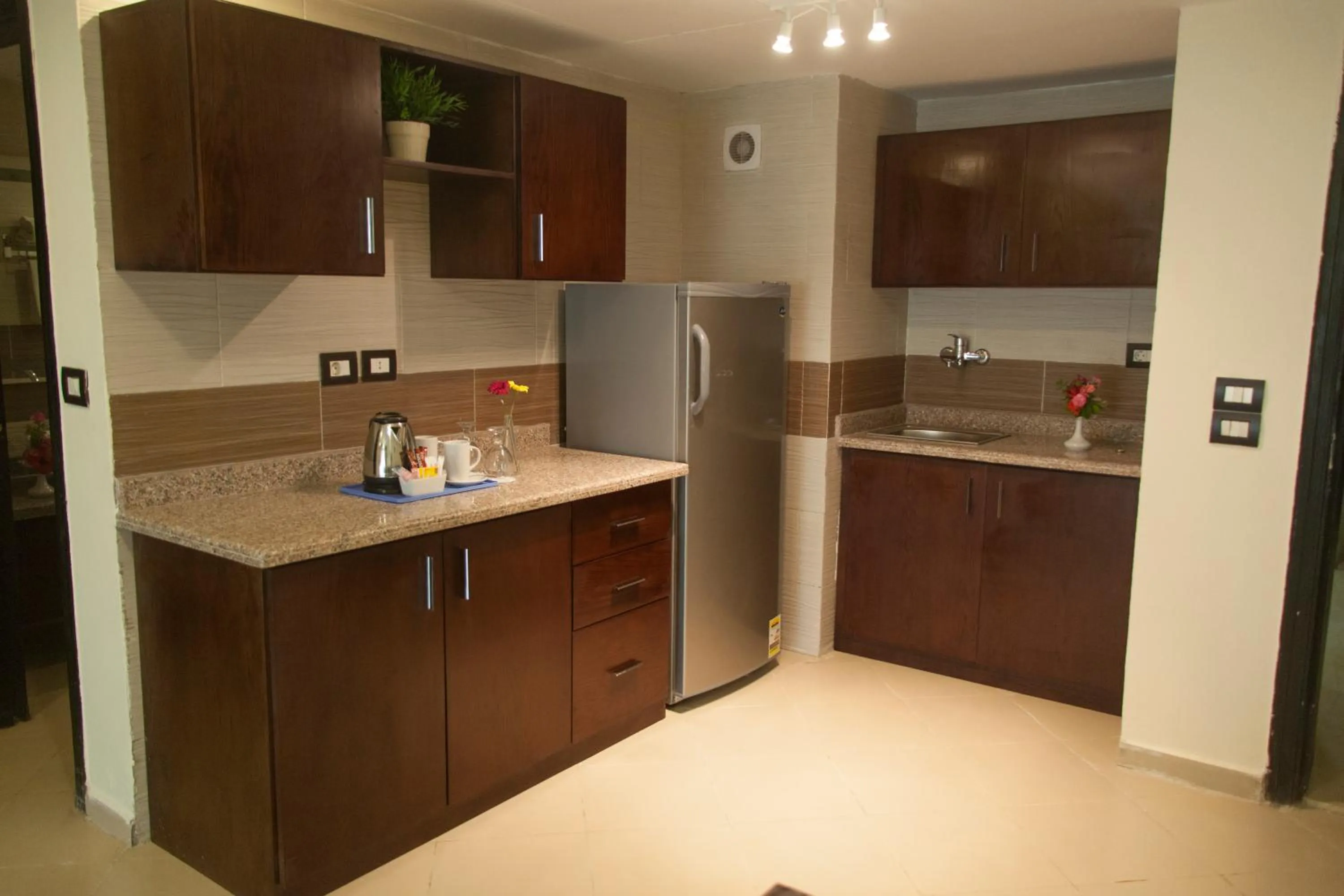 Kitchen or kitchenette in Elite Residence Aqua Park