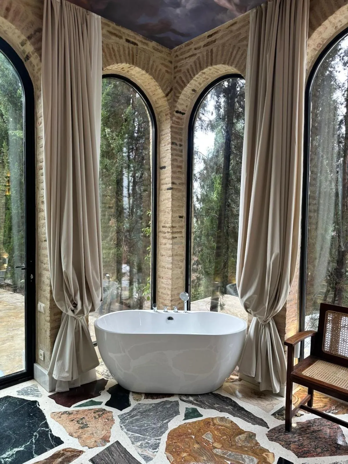 Natural landscape in Castle in Old Town